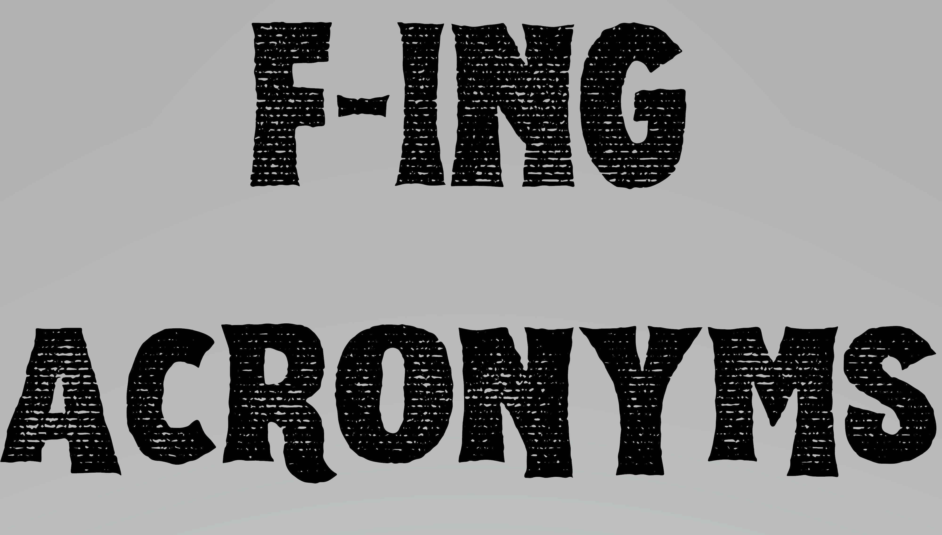Acronyms