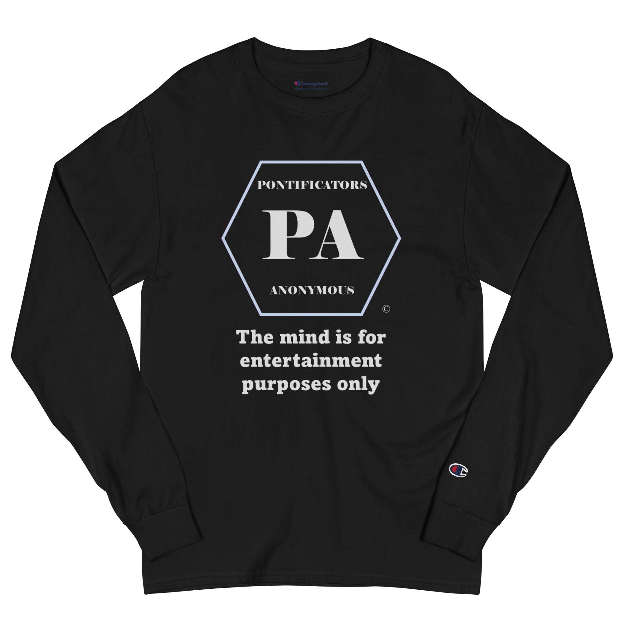 Entertainment Only Men's Champion Long Sleeve Shirt
