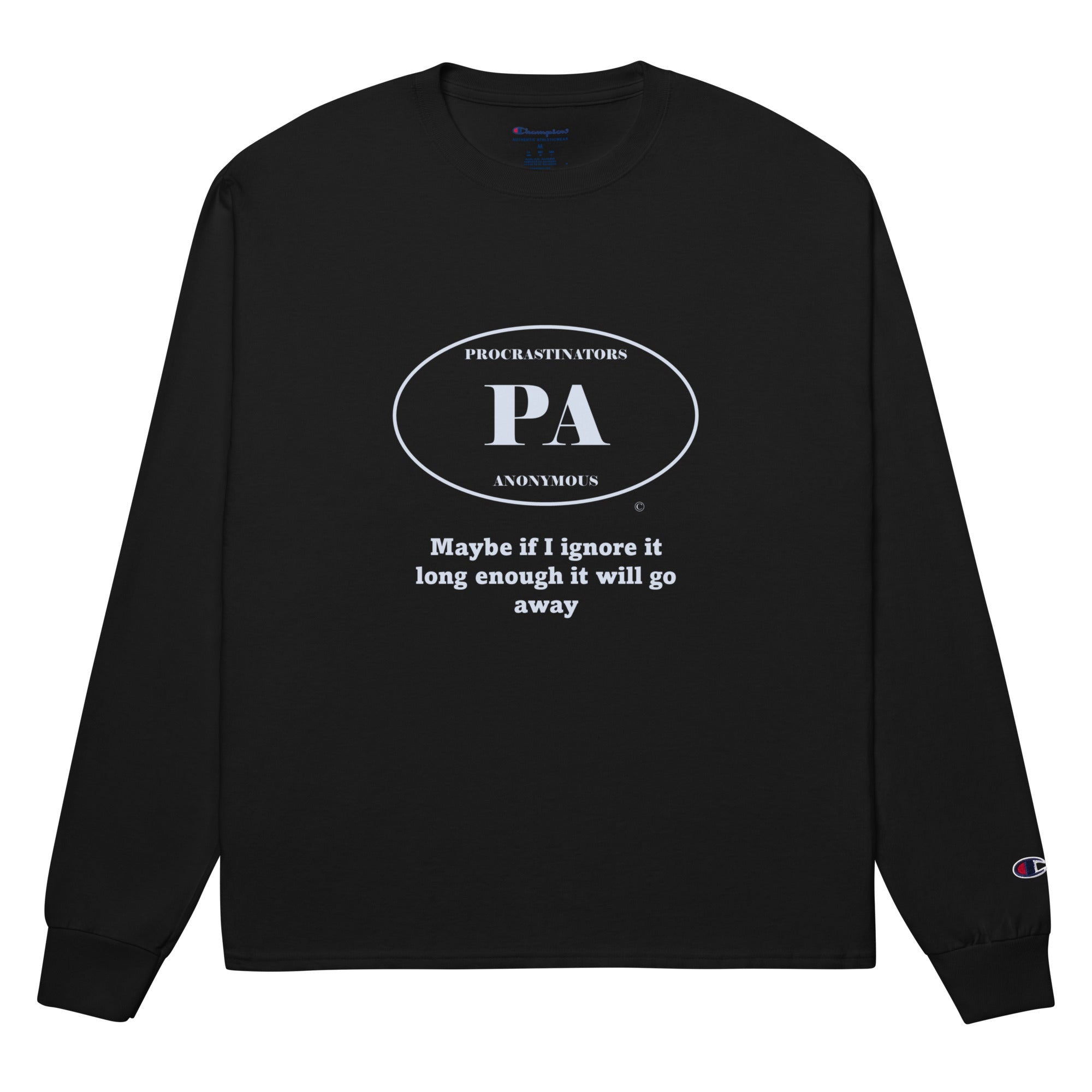 Ignore it Men's Champion Long Sleeve Shirt
