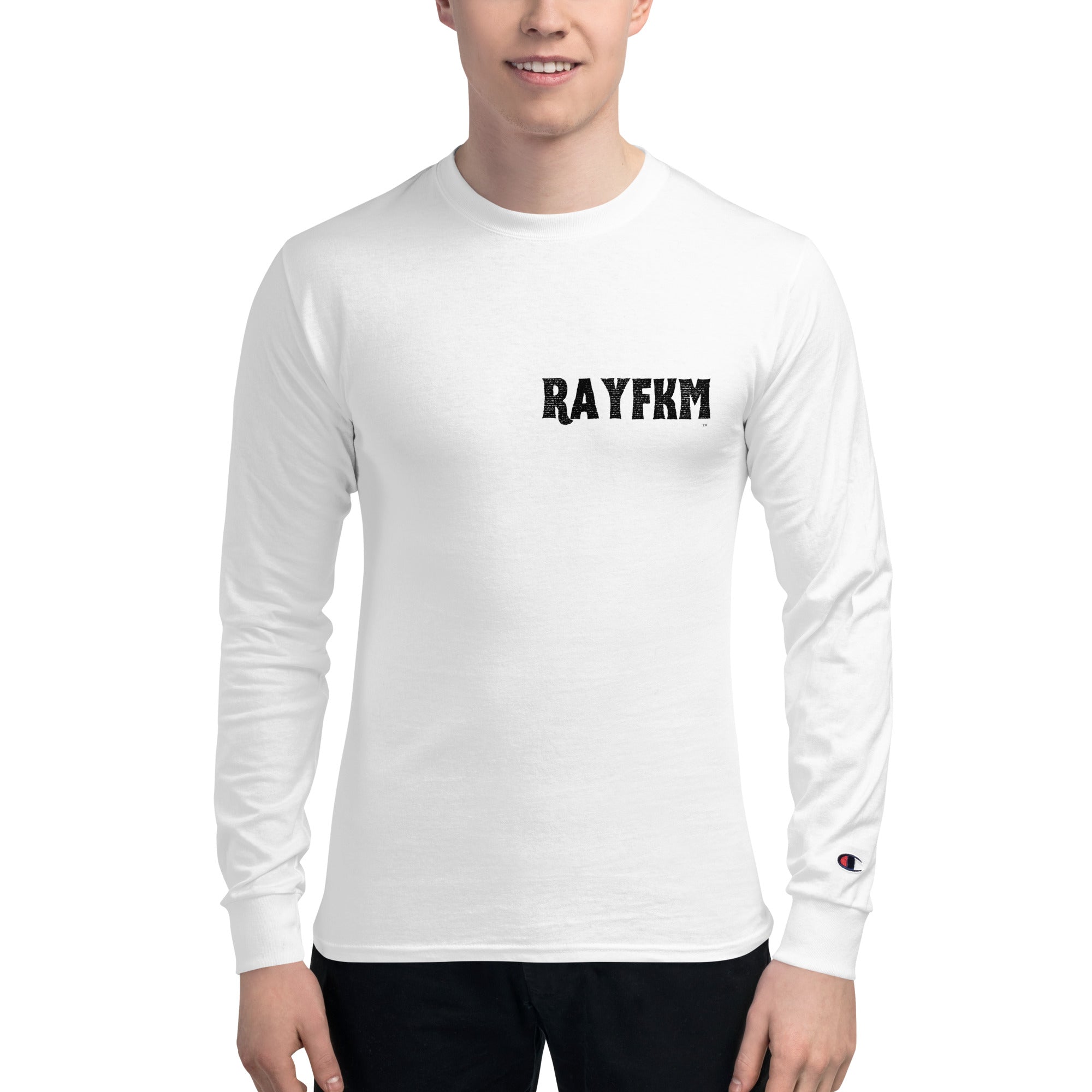 RAYFKM Men's Champion Long Sleeve Shirt