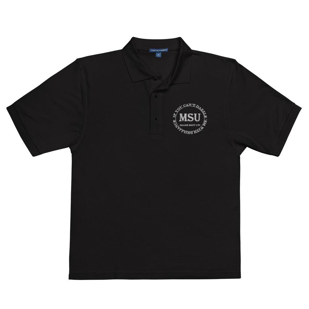 MSU Brilliance Men's Premium Polo Uncensored