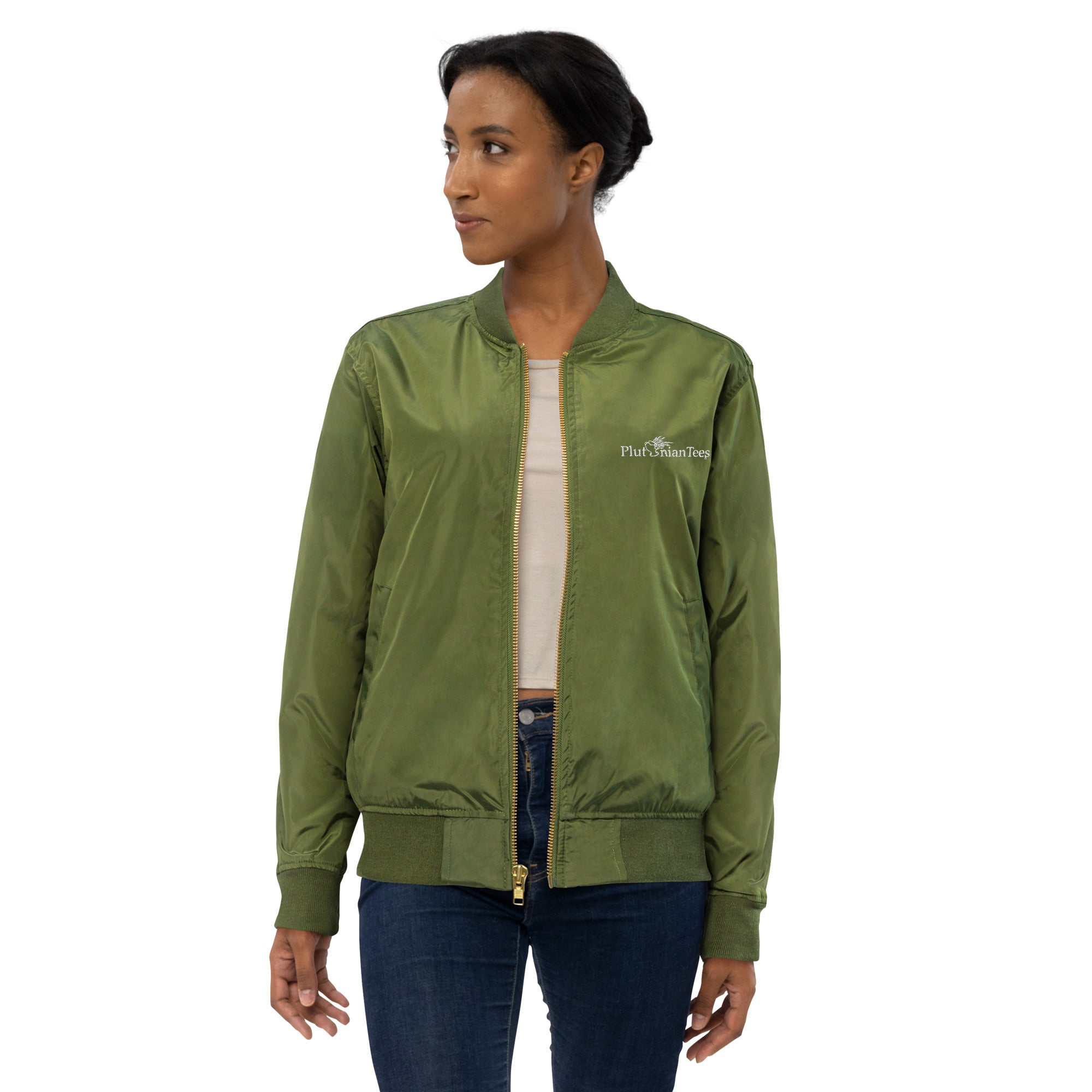 Logo Premium recycled bomber jacket