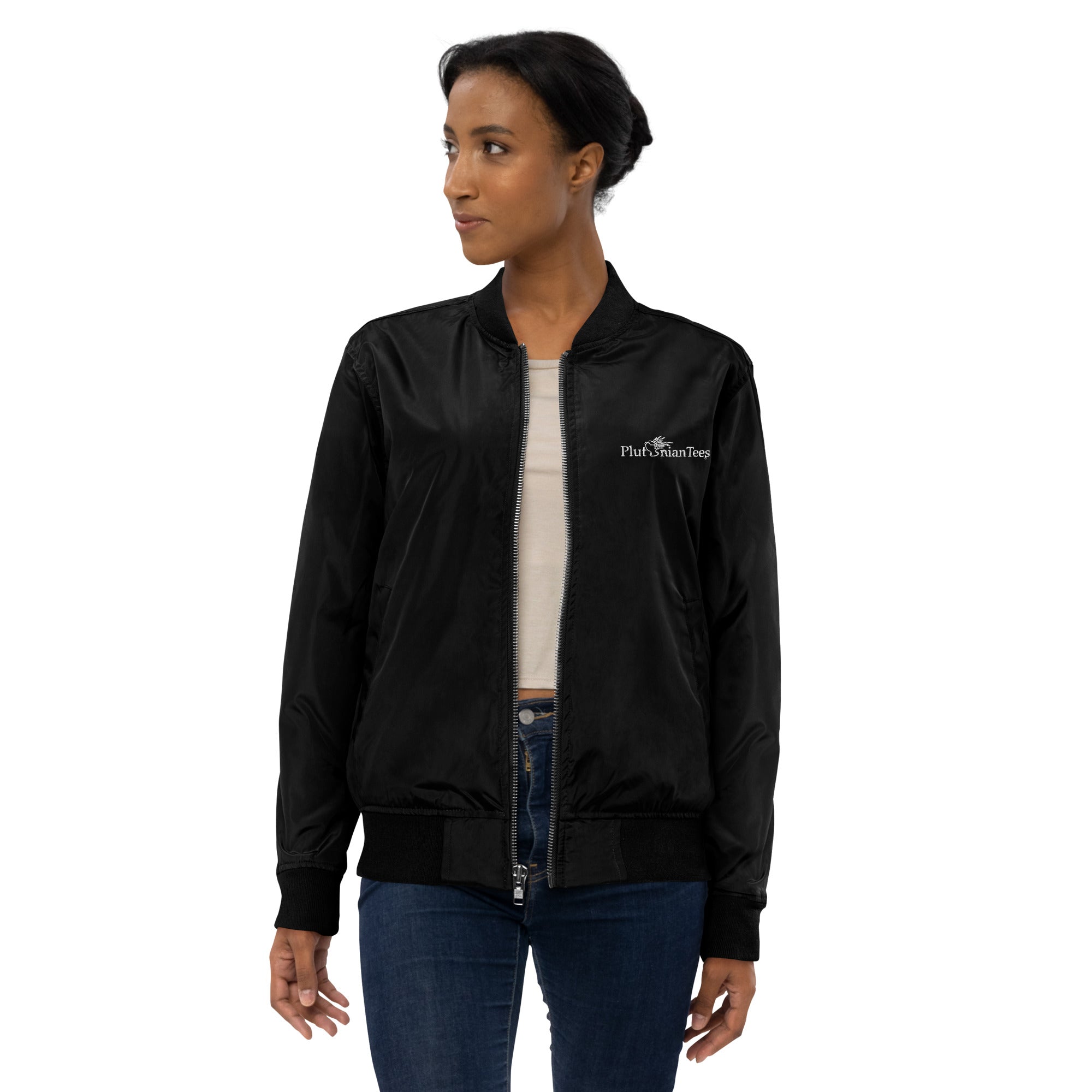 Logo Premium recycled bomber jacket