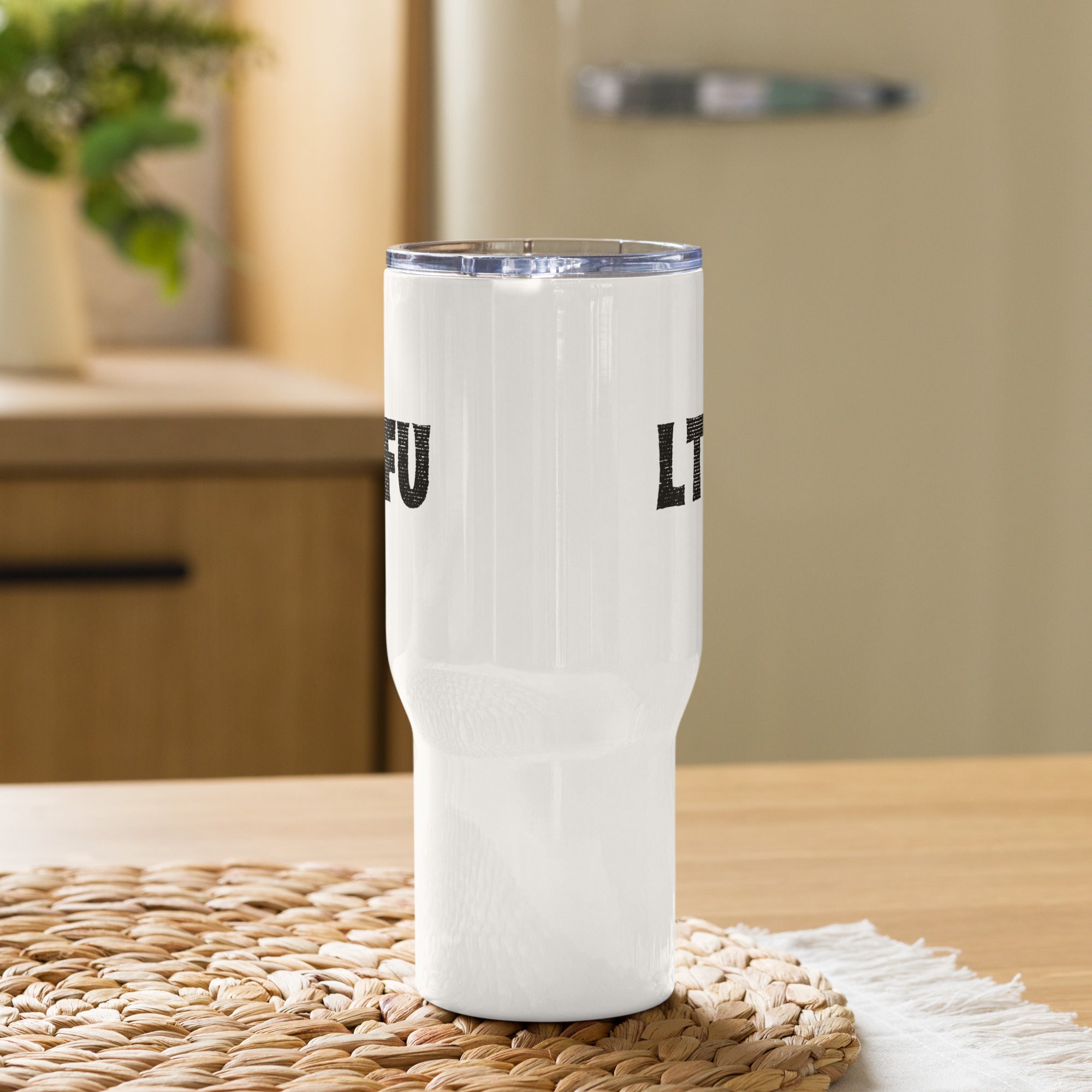 LTFU Travel mug with a handle