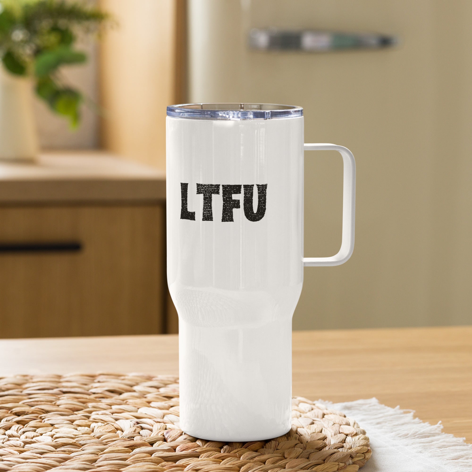 LTFU Travel mug with a handle