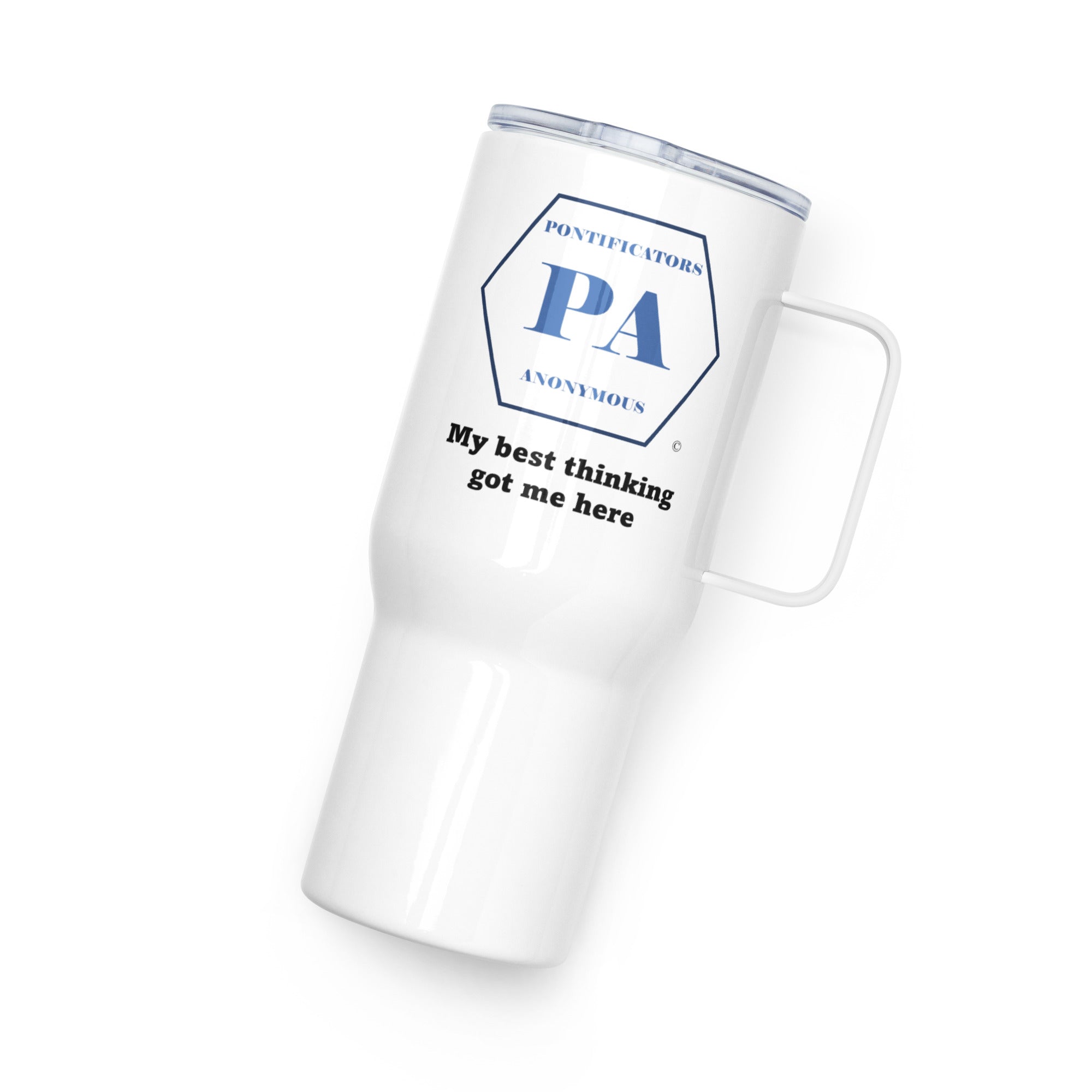 Best Thinking Travel mug with a handle