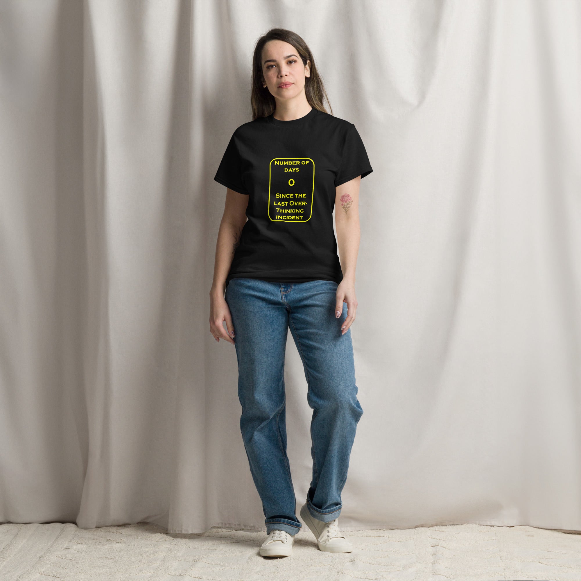 0 Overthinking Unisex classic tee