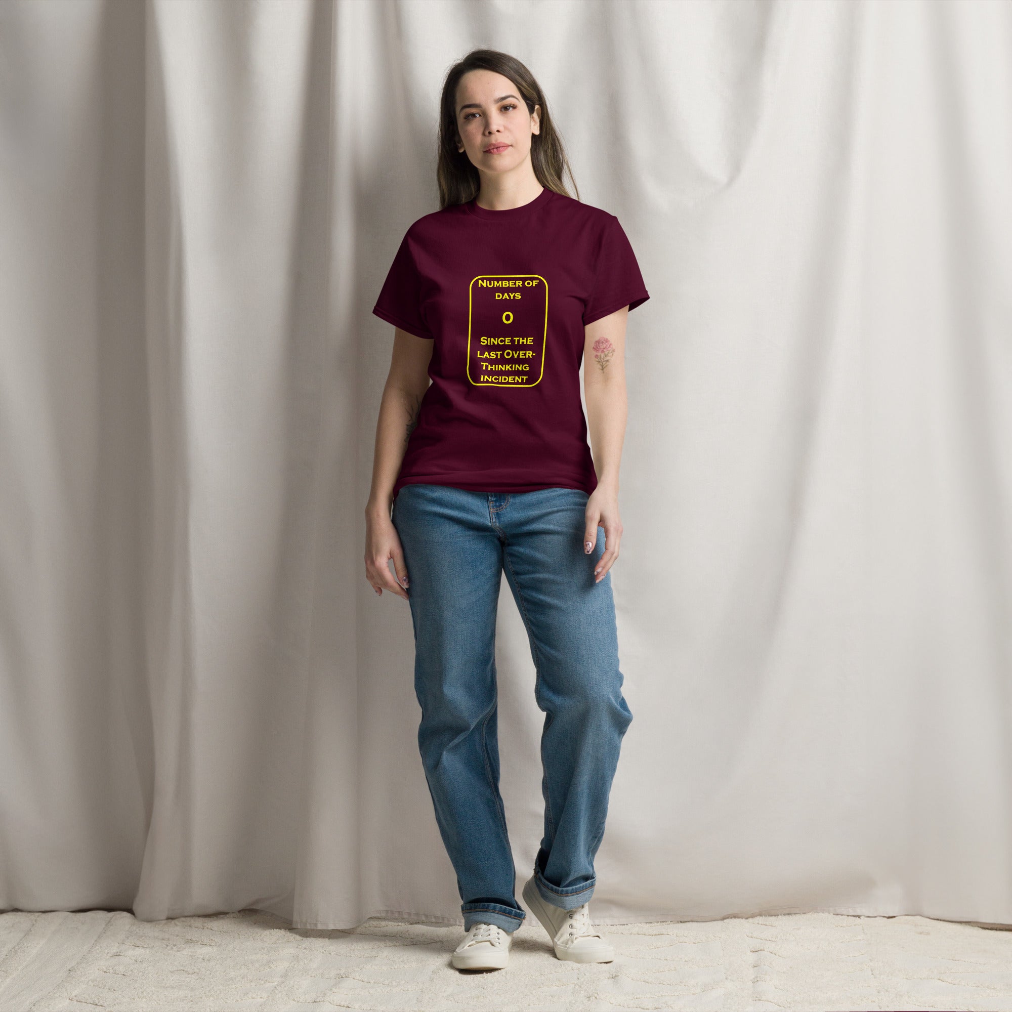 0 Overthinking Unisex classic tee