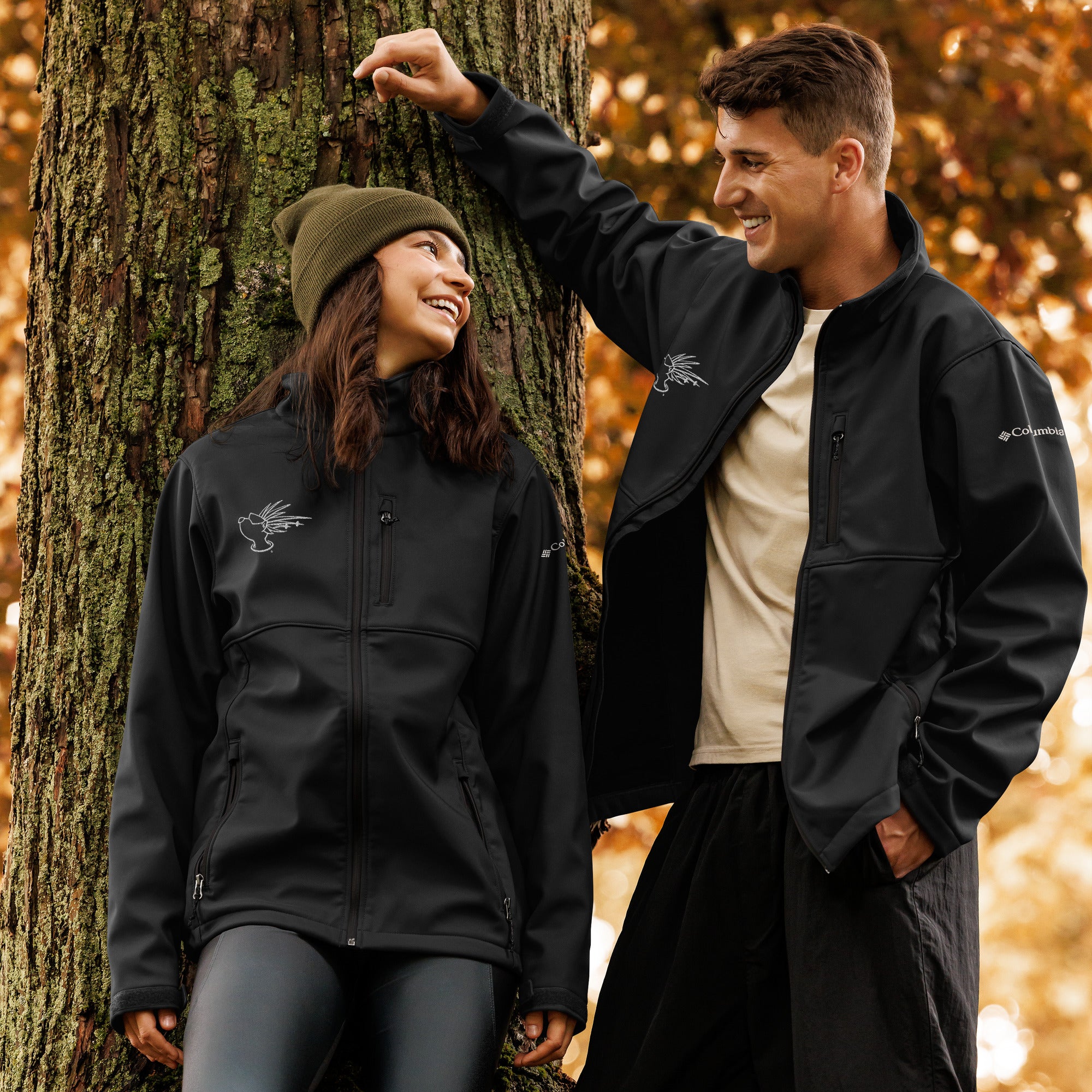 Logo Head Columbia soft shell jacket