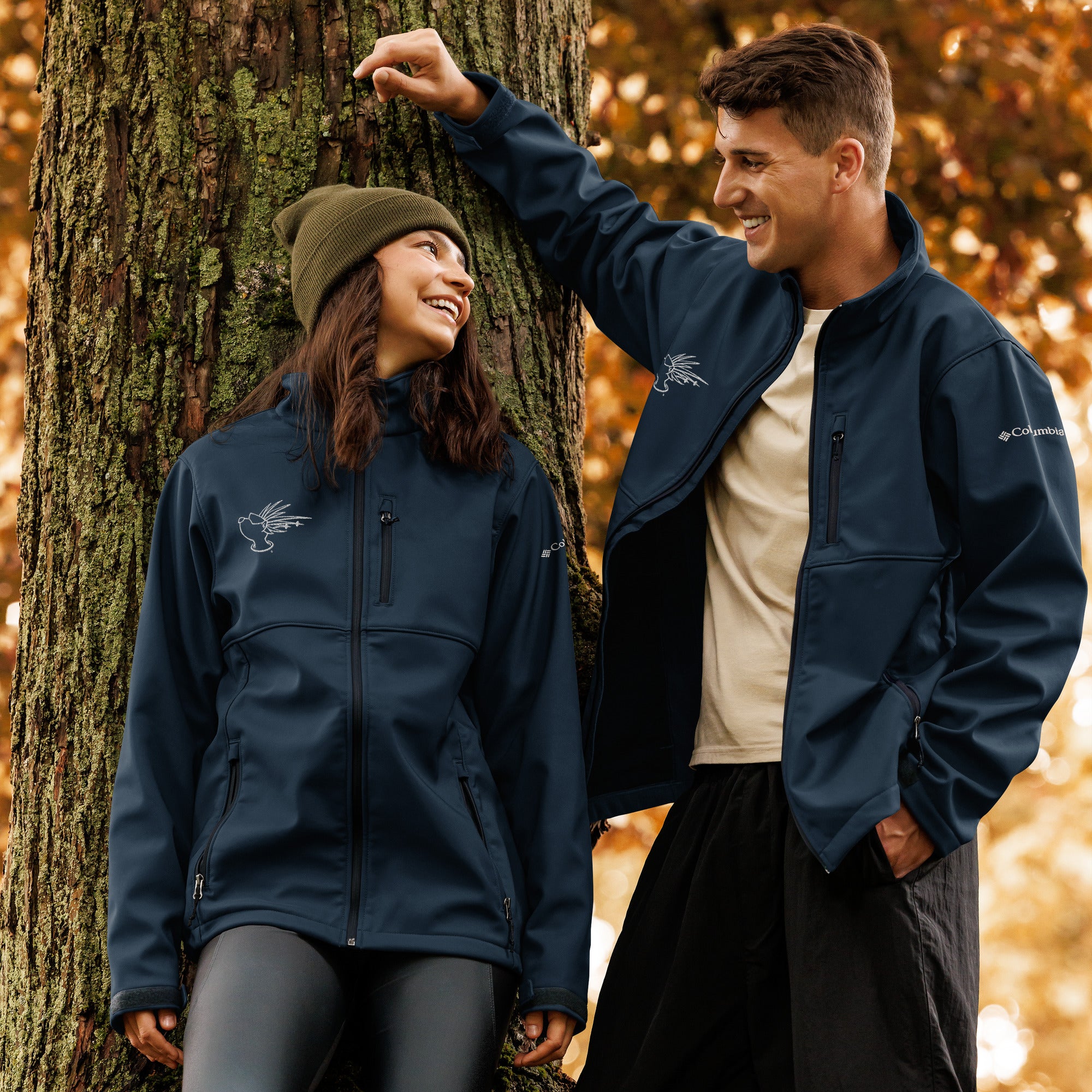 Logo Head Columbia soft shell jacket