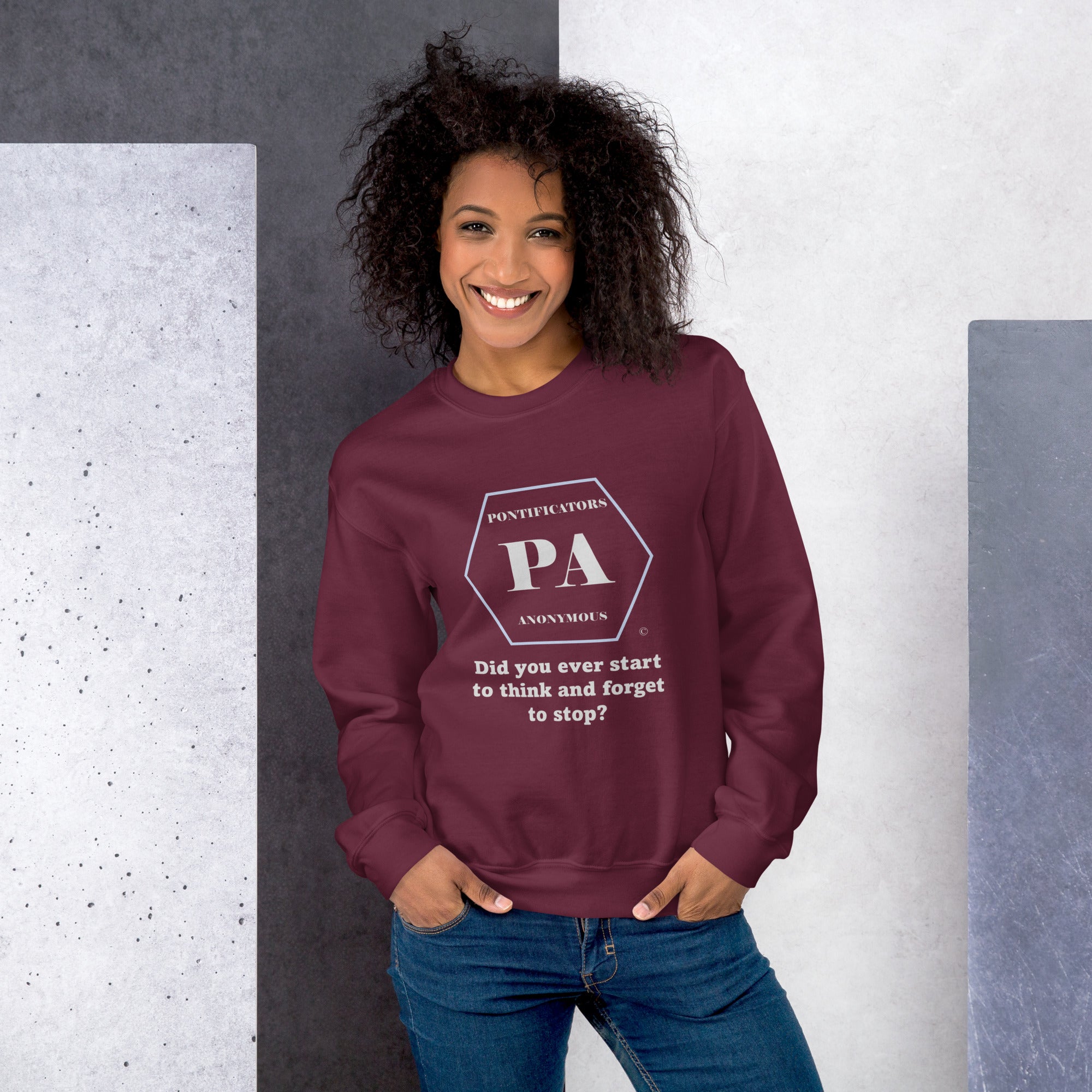 Start to Think Unisex Sweatshirt