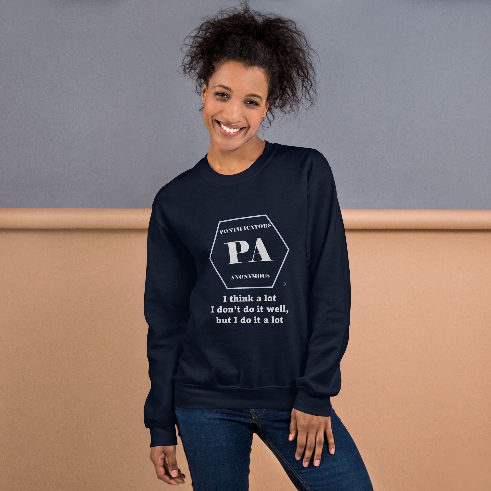 Think a lot Unisex Sweatshirt