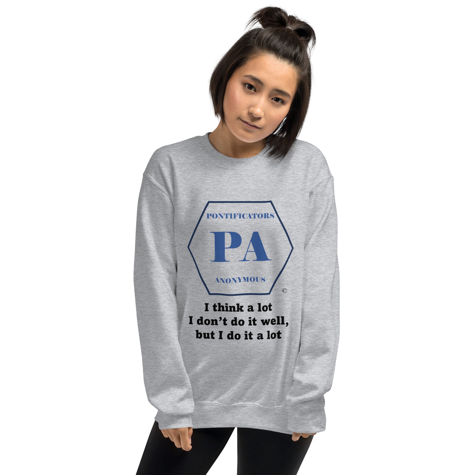 Think a lot Unisex Sweatshirt