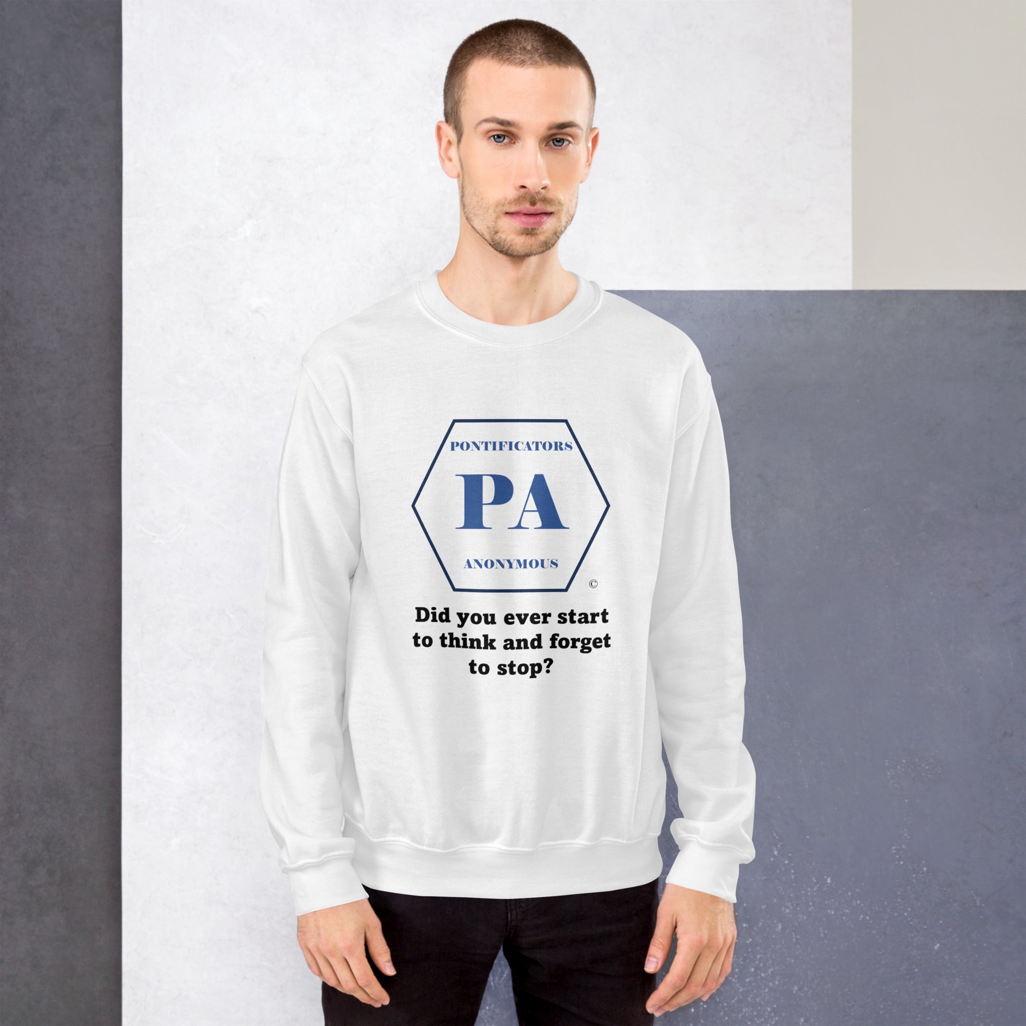 Start to Think Unisex Sweatshirt