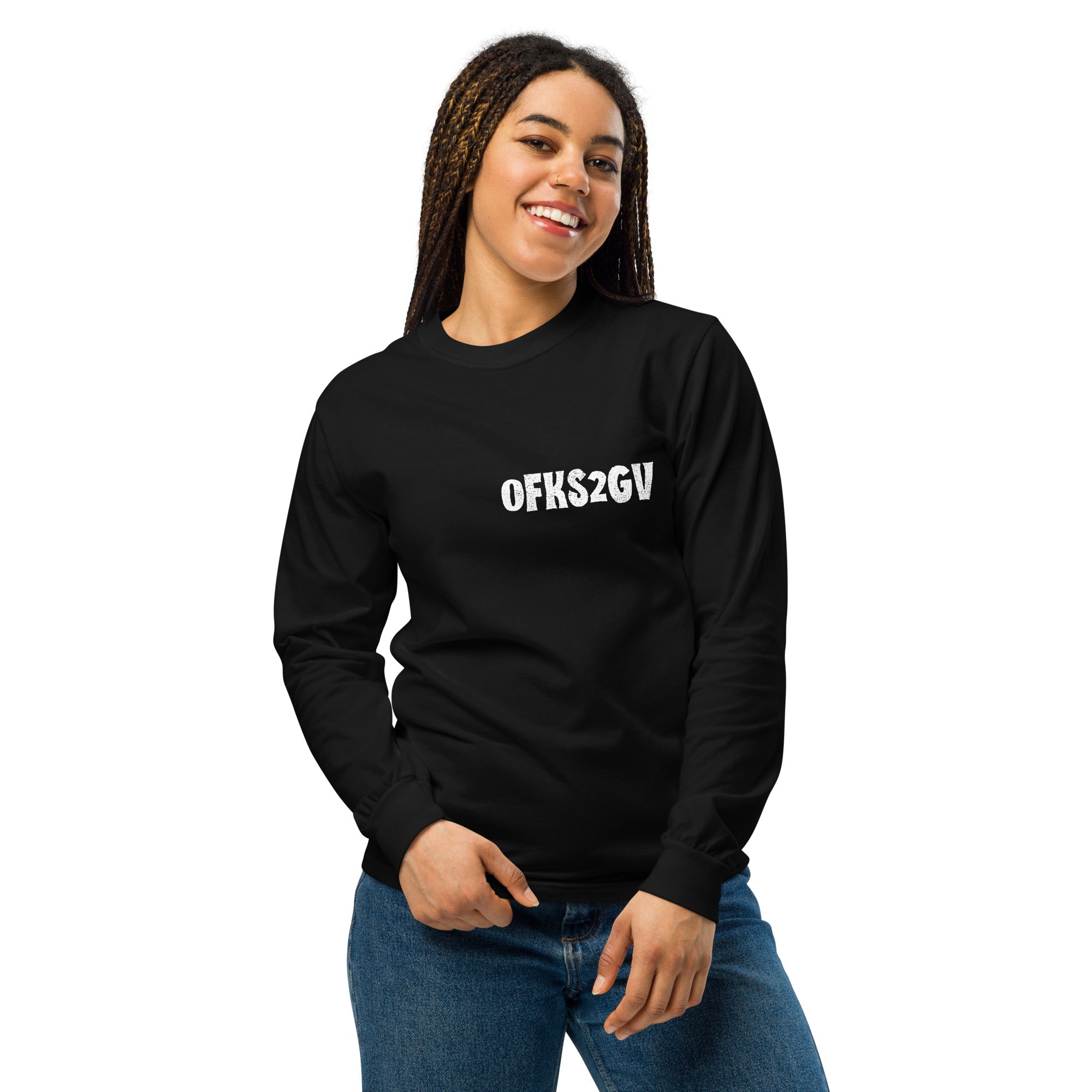 0FKS2GV Garment-dyed heavyweight long-sleeve shirt