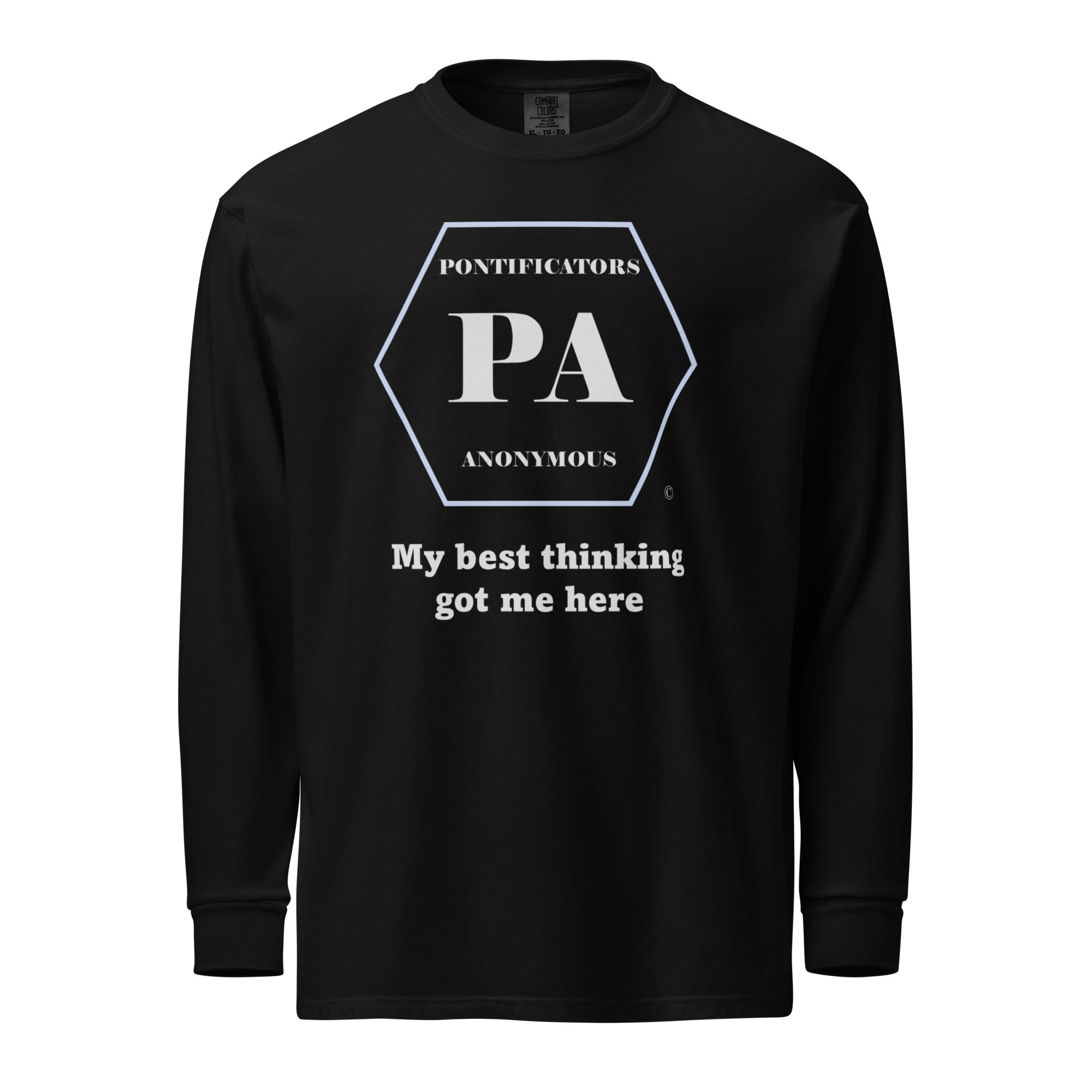 Best Thinking Garment-dyed heavyweight long-sleeve shirt