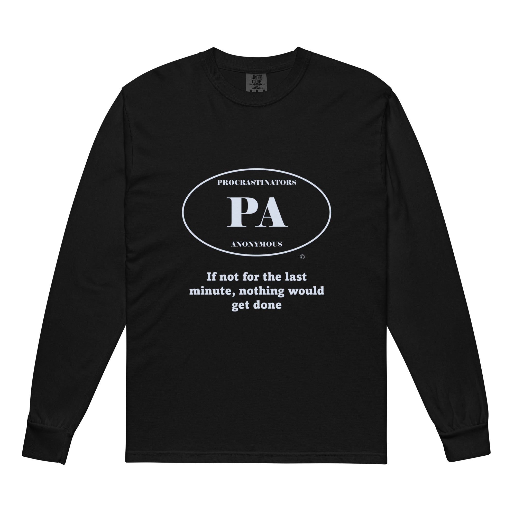 Last Minute Garment-dyed heavyweight long-sleeve shirt