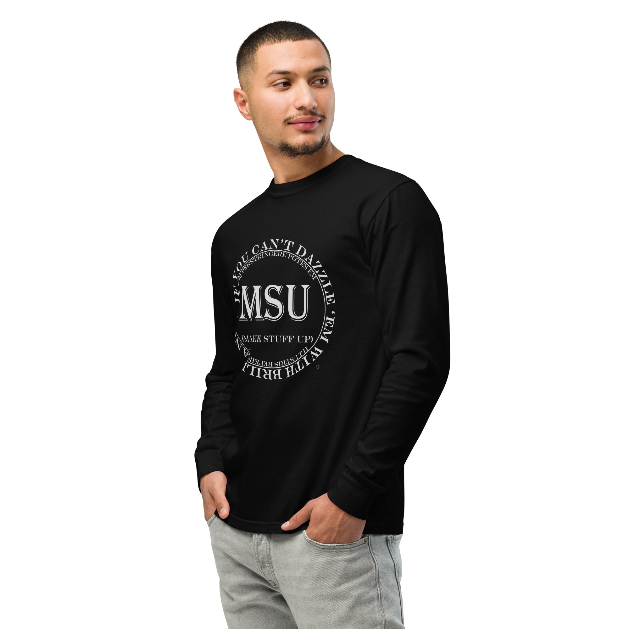 MSU Brilliance Garment-dyed heavyweight long-sleeve shirt