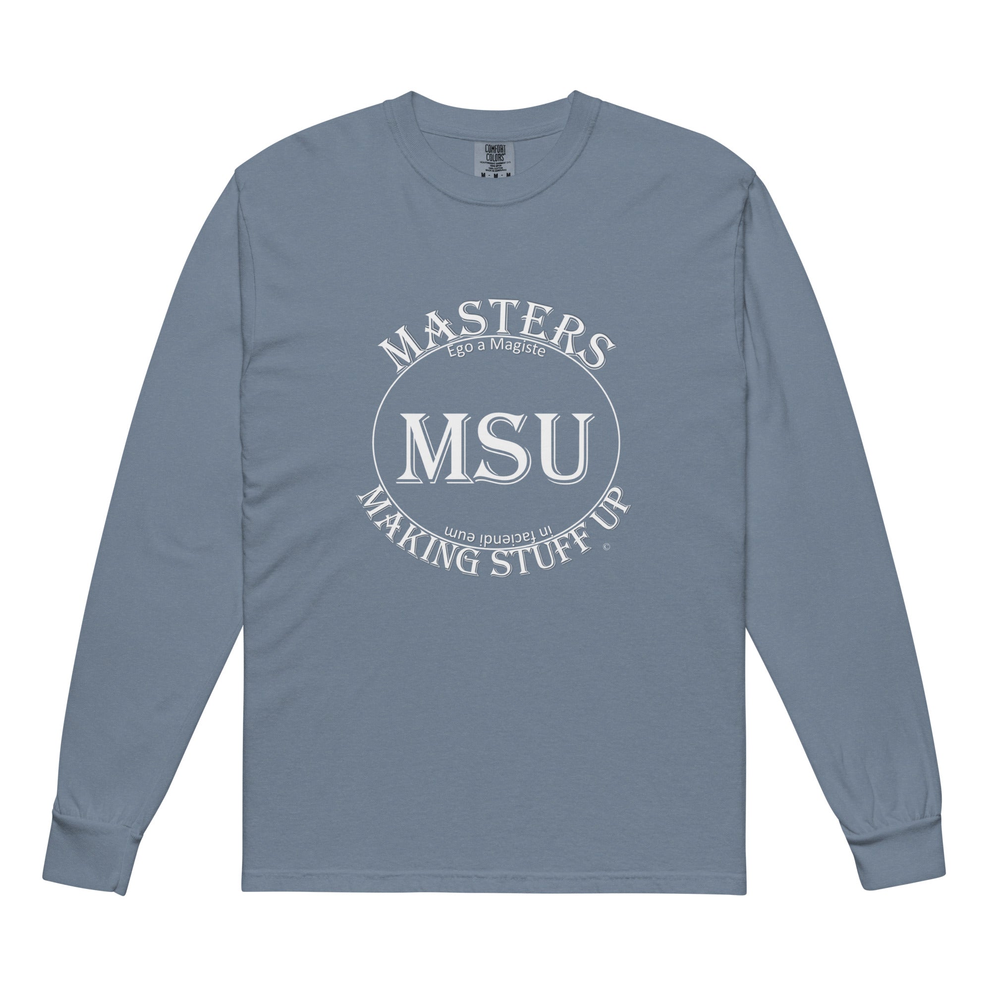 MSU Masters Garment-dyed heavyweight long-sleeve shirt