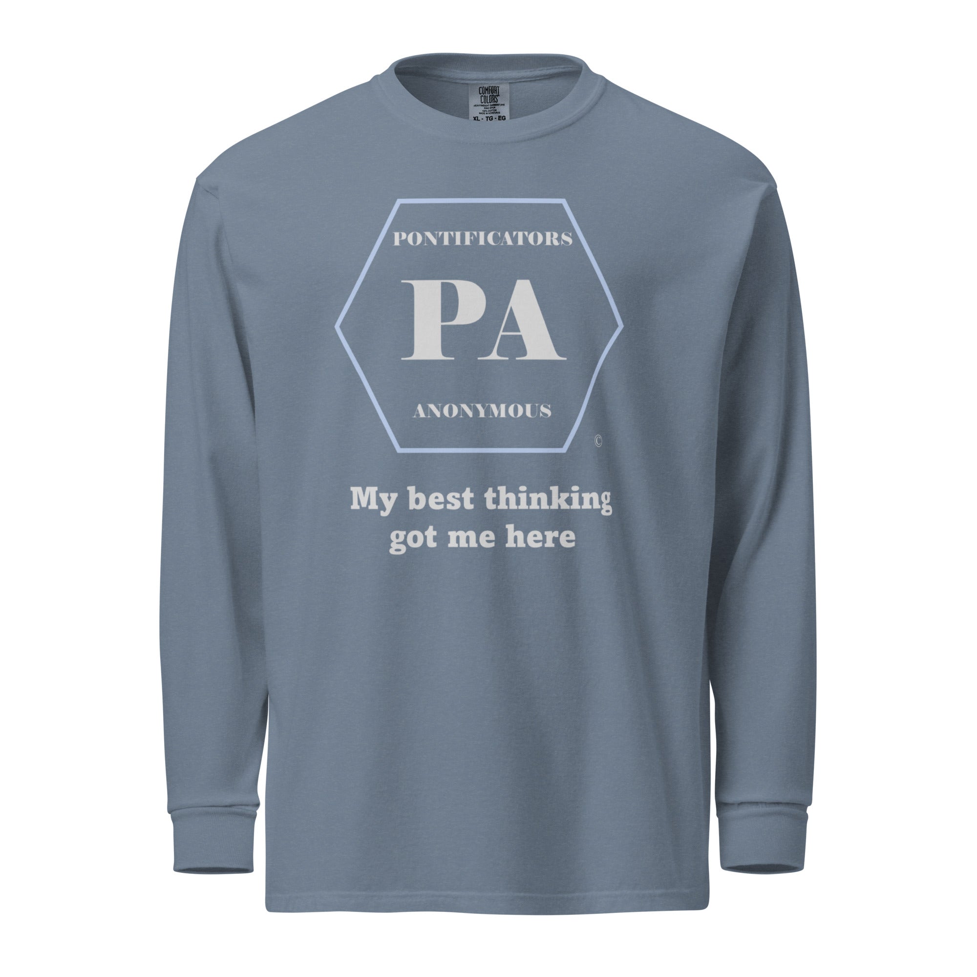 Best Thinking Garment-dyed heavyweight long-sleeve shirt