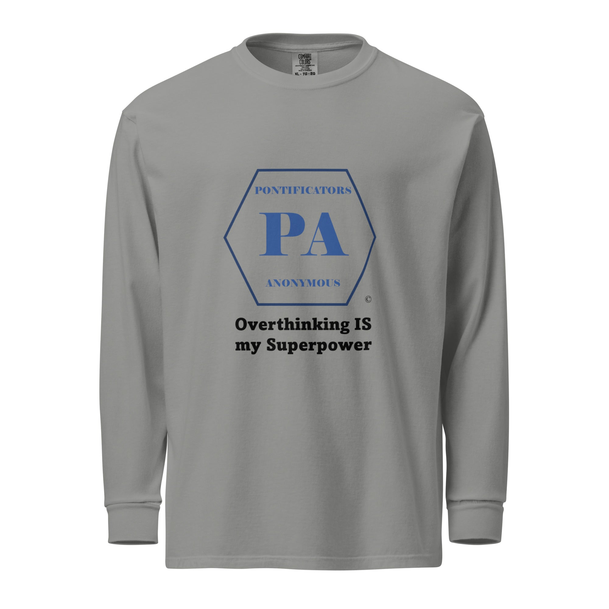 Overthinking Garment-dyed heavyweight long-sleeve shirt