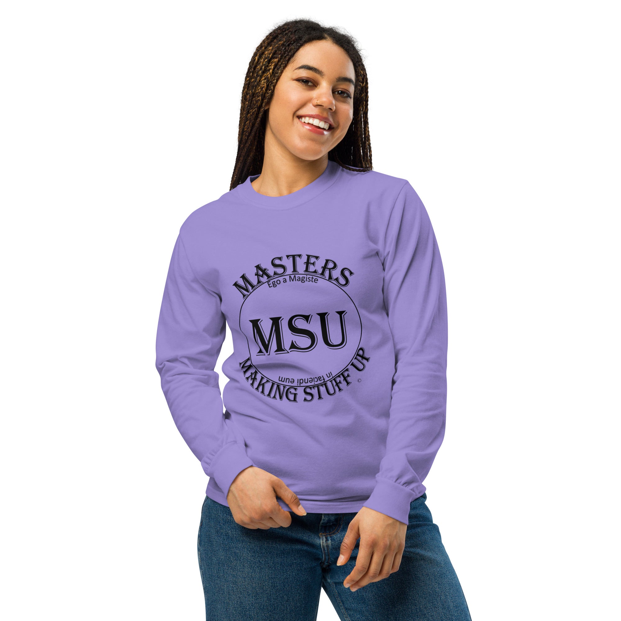 MSU Masters Garment-dyed heavyweight long-sleeve shirt