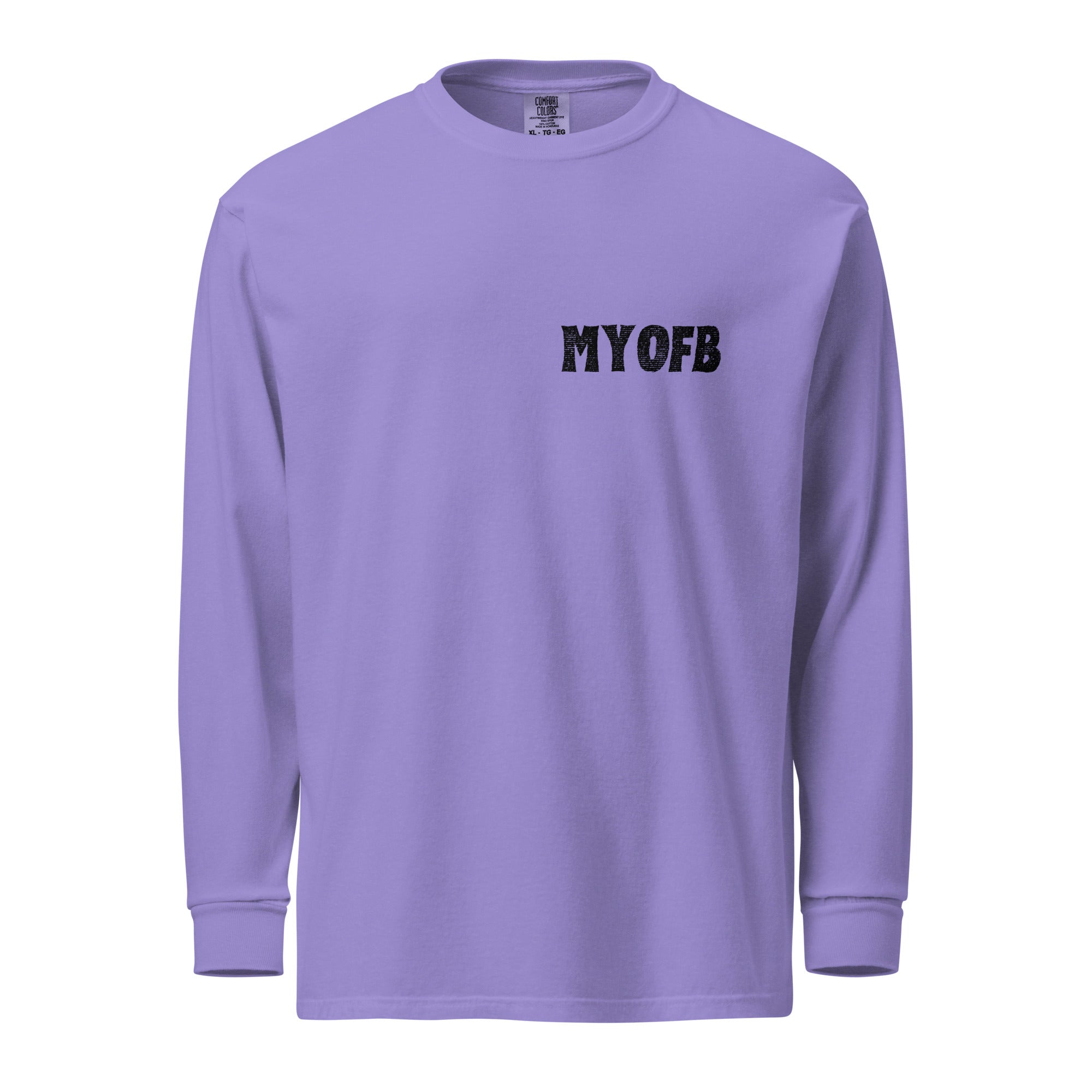 MYOFB Garment-dyed heavyweight long-sleeve shirt