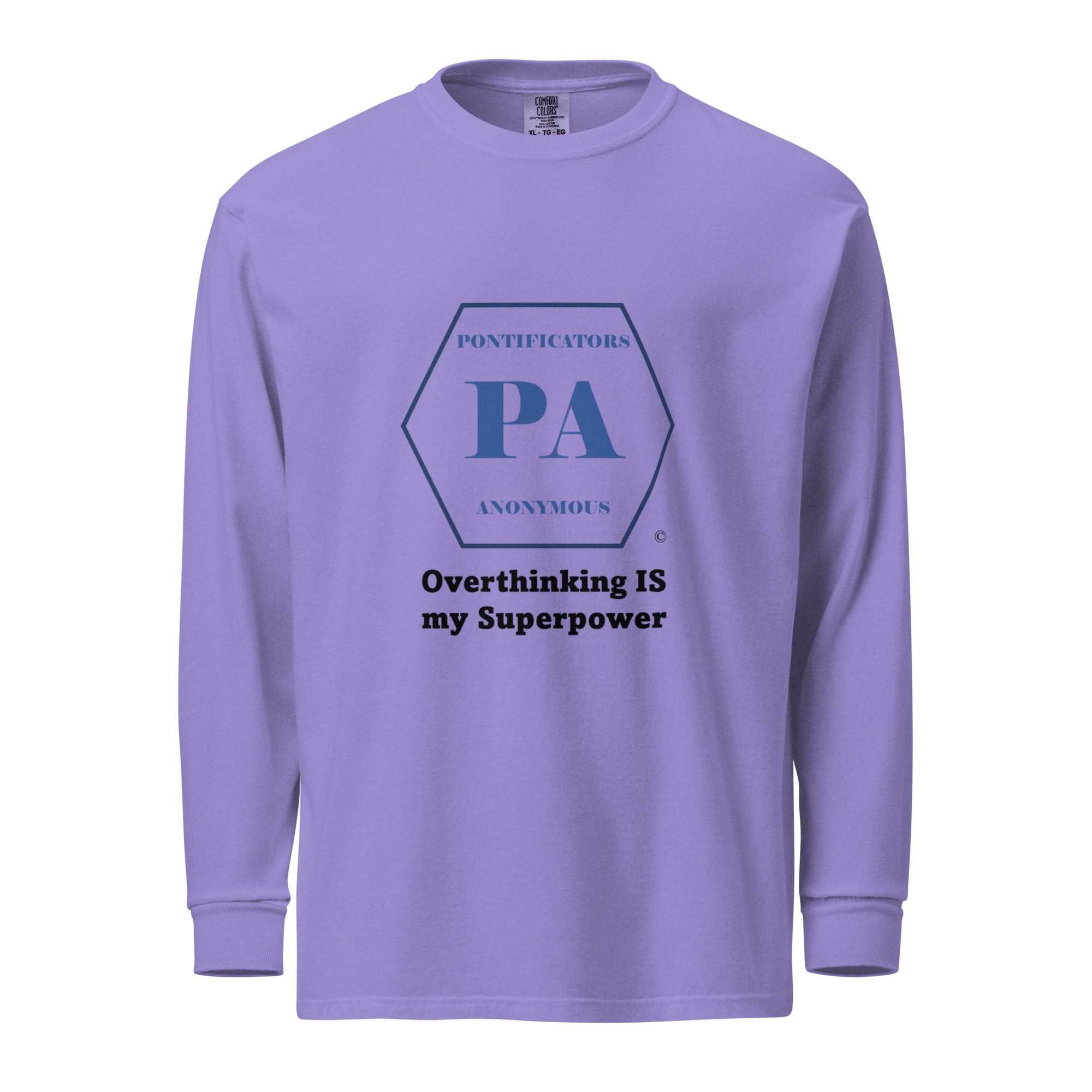 Overthinking Garment-dyed heavyweight long-sleeve shirt