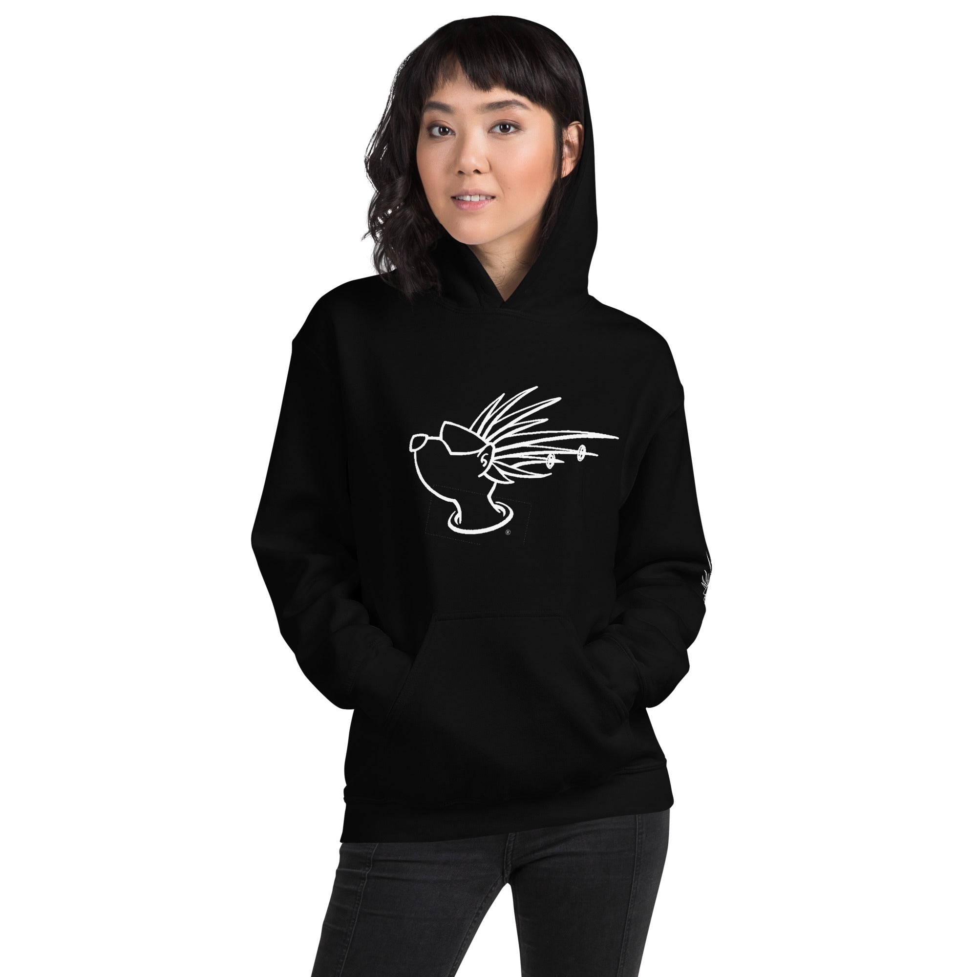 Logo Head Unisex Hoodie