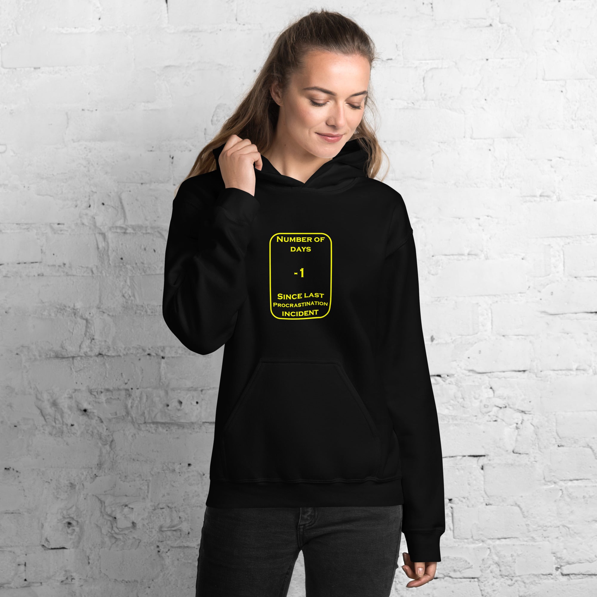 -1 Procrastination Days Unisex Hoodie