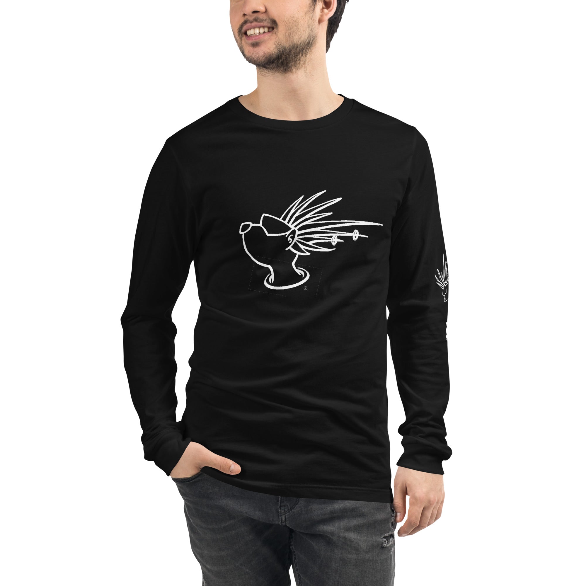 Logo Head Unisex Long Sleeve Tee