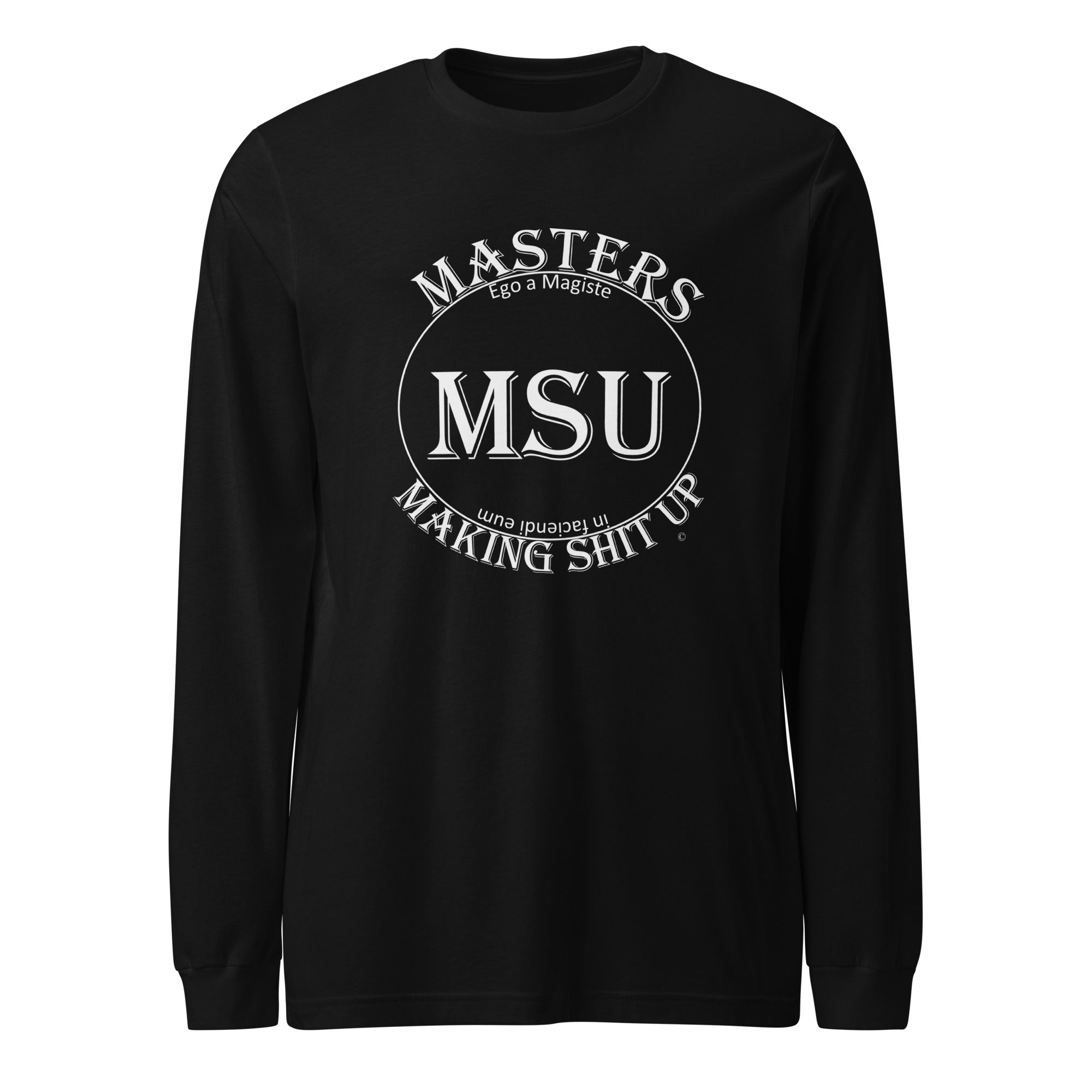 MSU Masters Unisex Long Sleeve Tee Uncensored