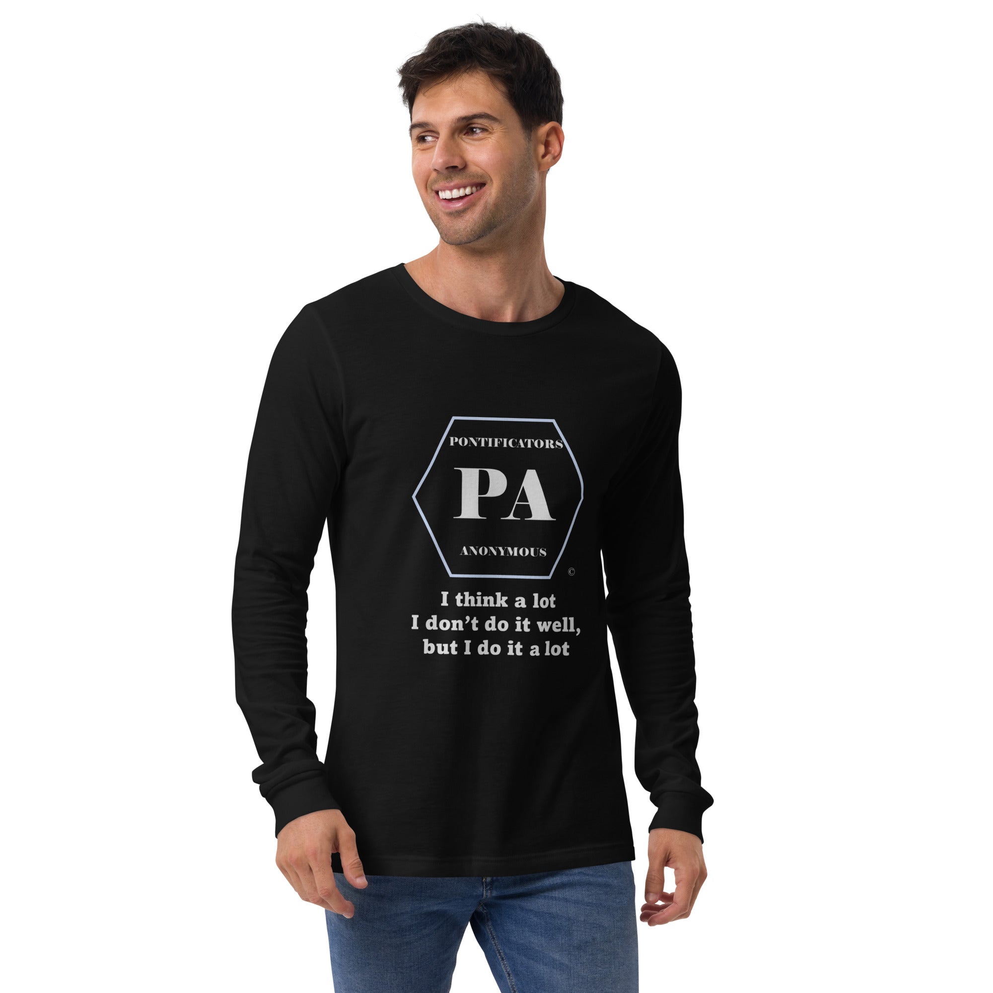 Think a lot Unisex Long Sleeve Tee