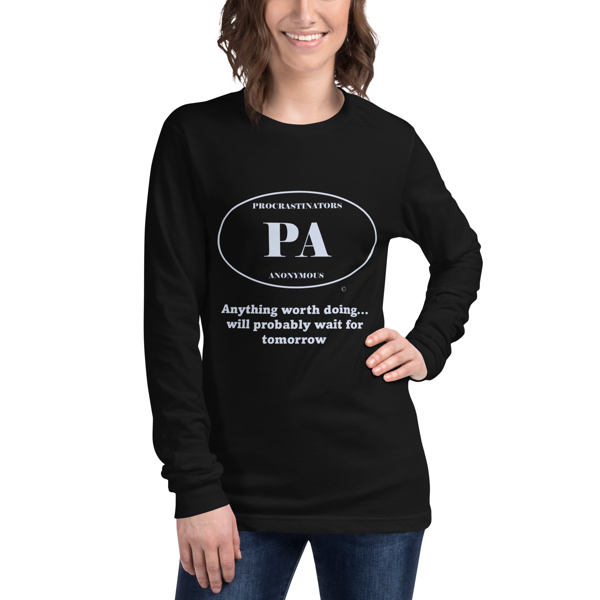 Tomorrow Unisex Long Sleeve Tee
