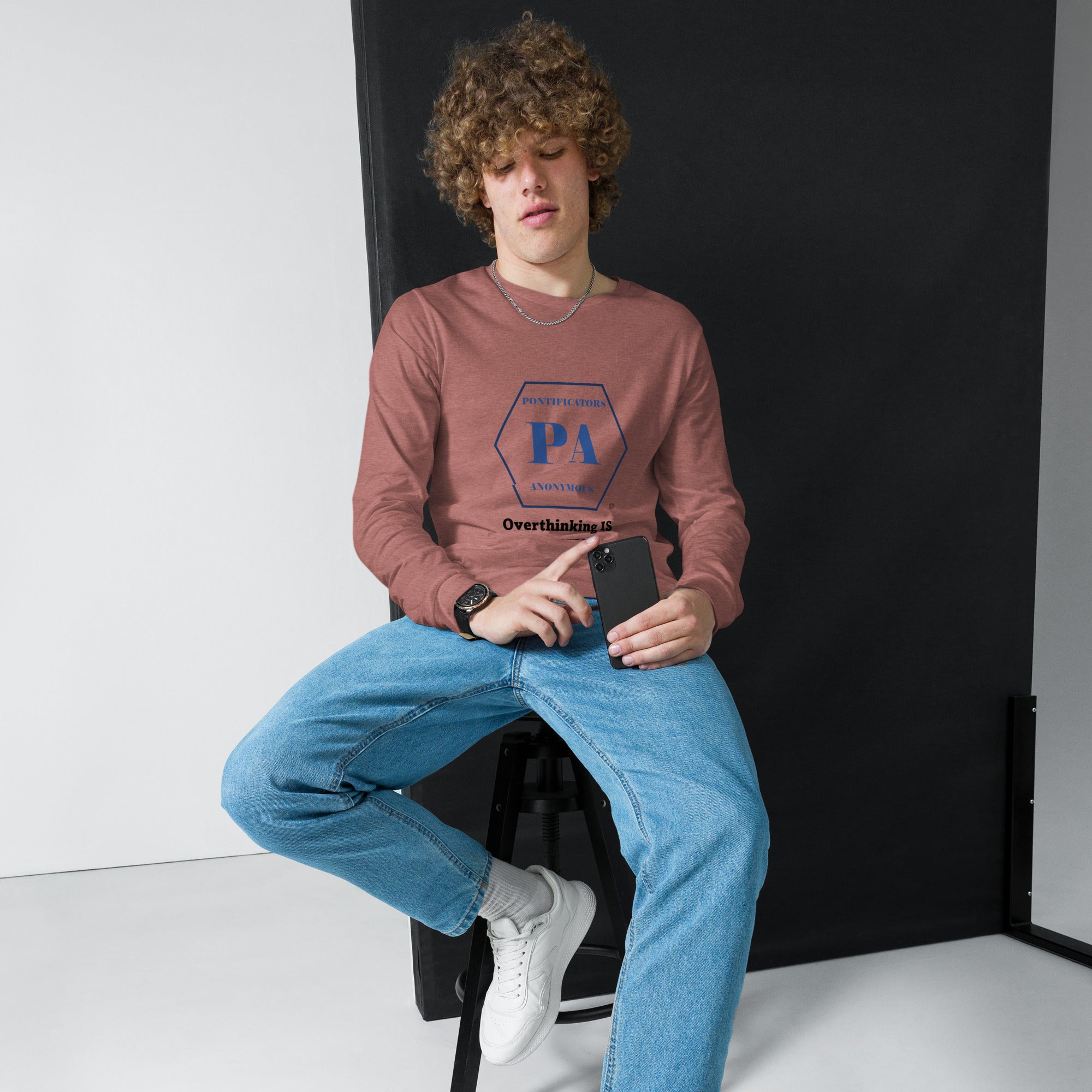 Overthinking Unisex Long Sleeve Tee