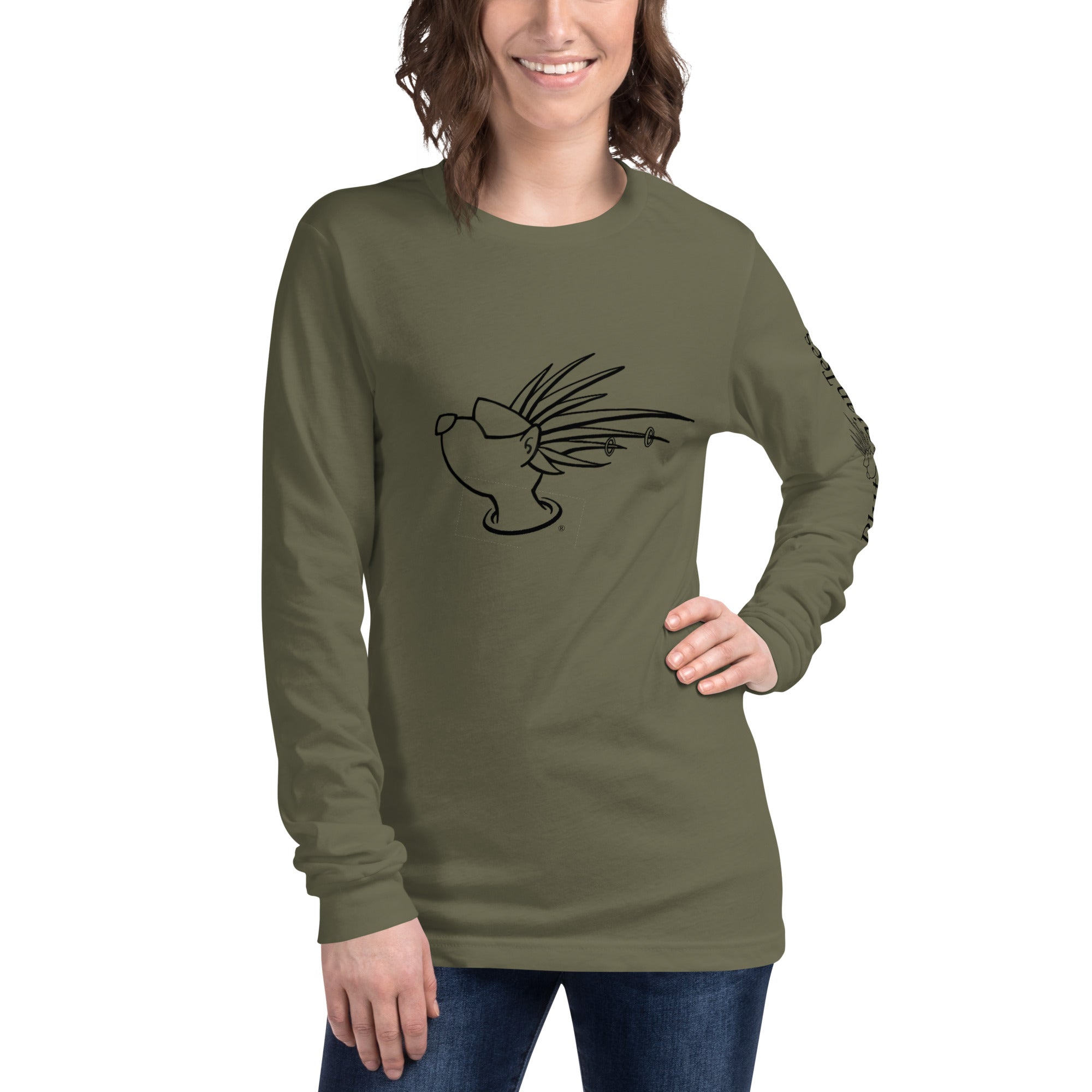 Logo Head Unisex Long Sleeve Tee