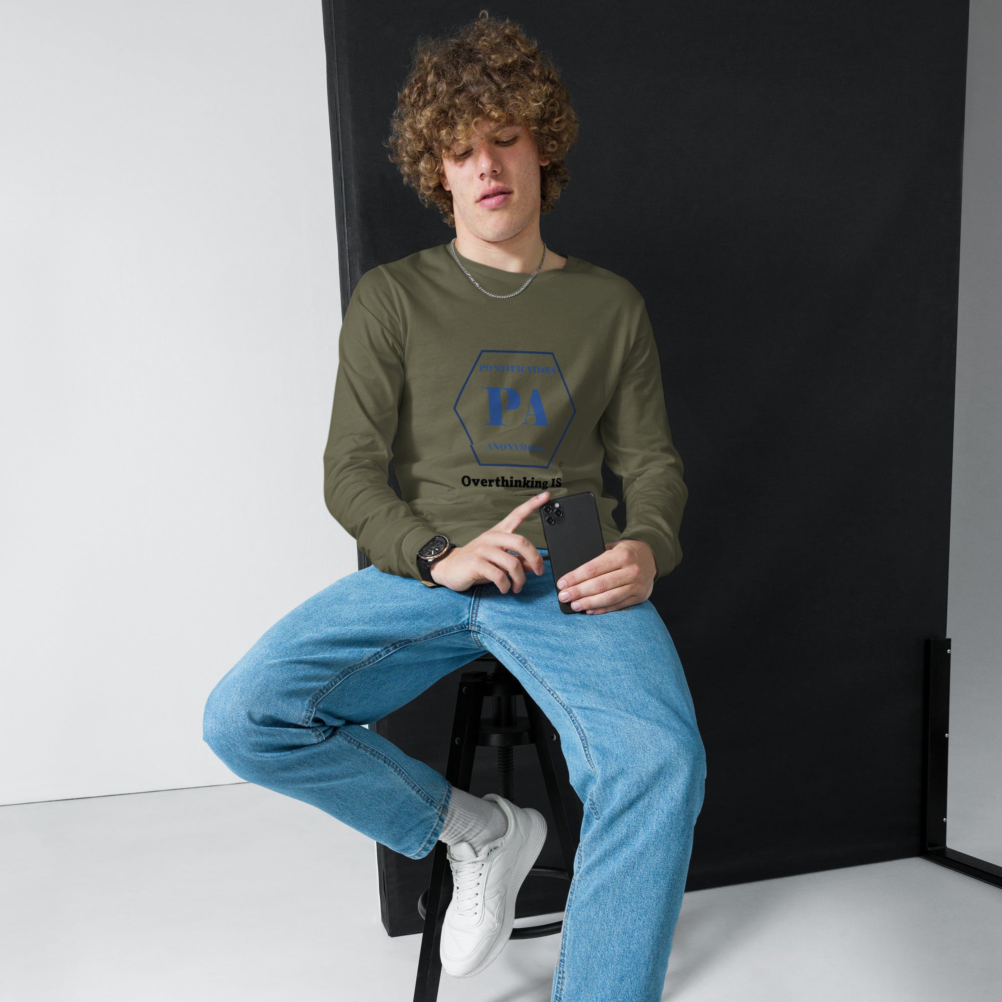 Overthinking Unisex Long Sleeve Tee