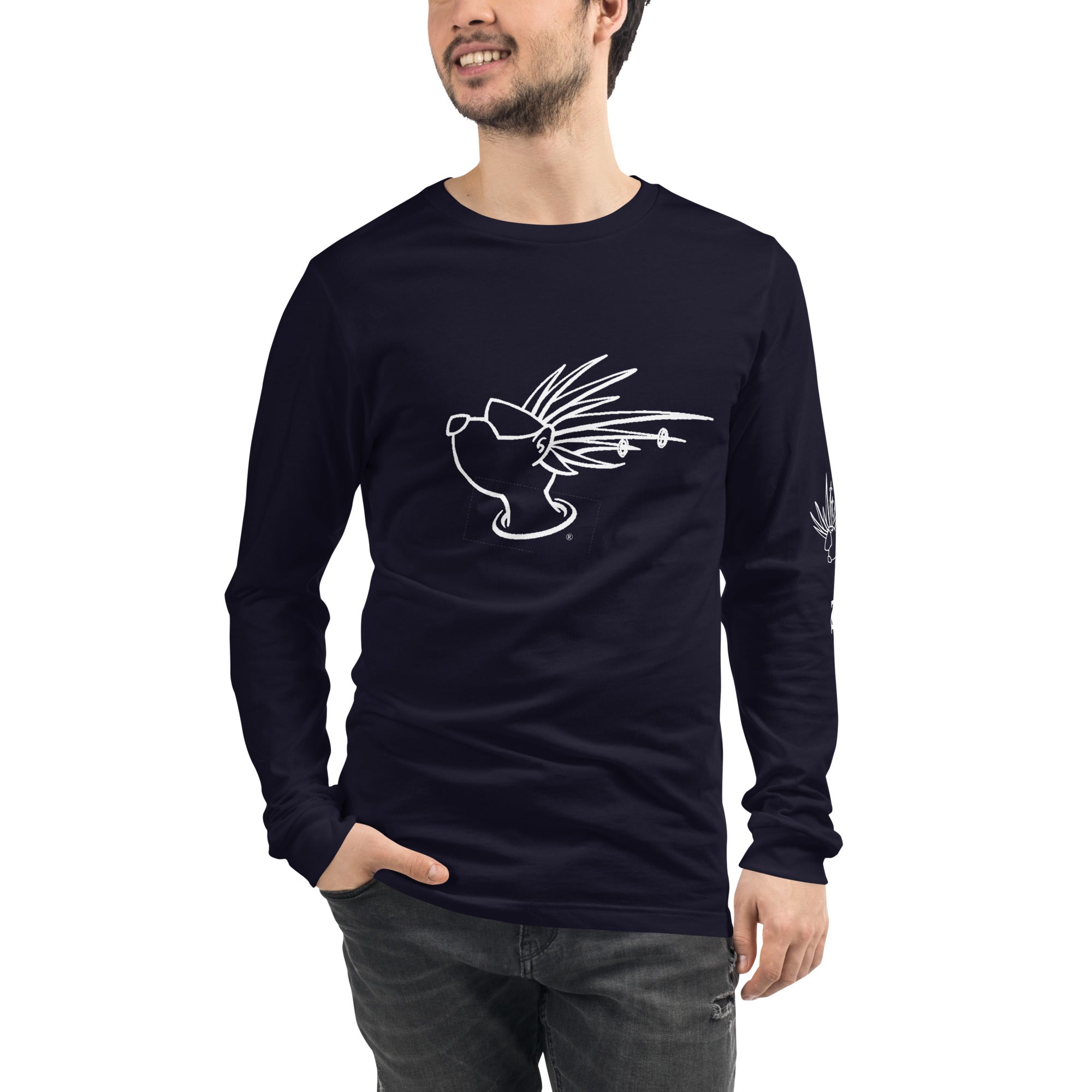 Logo Head Unisex Long Sleeve Tee