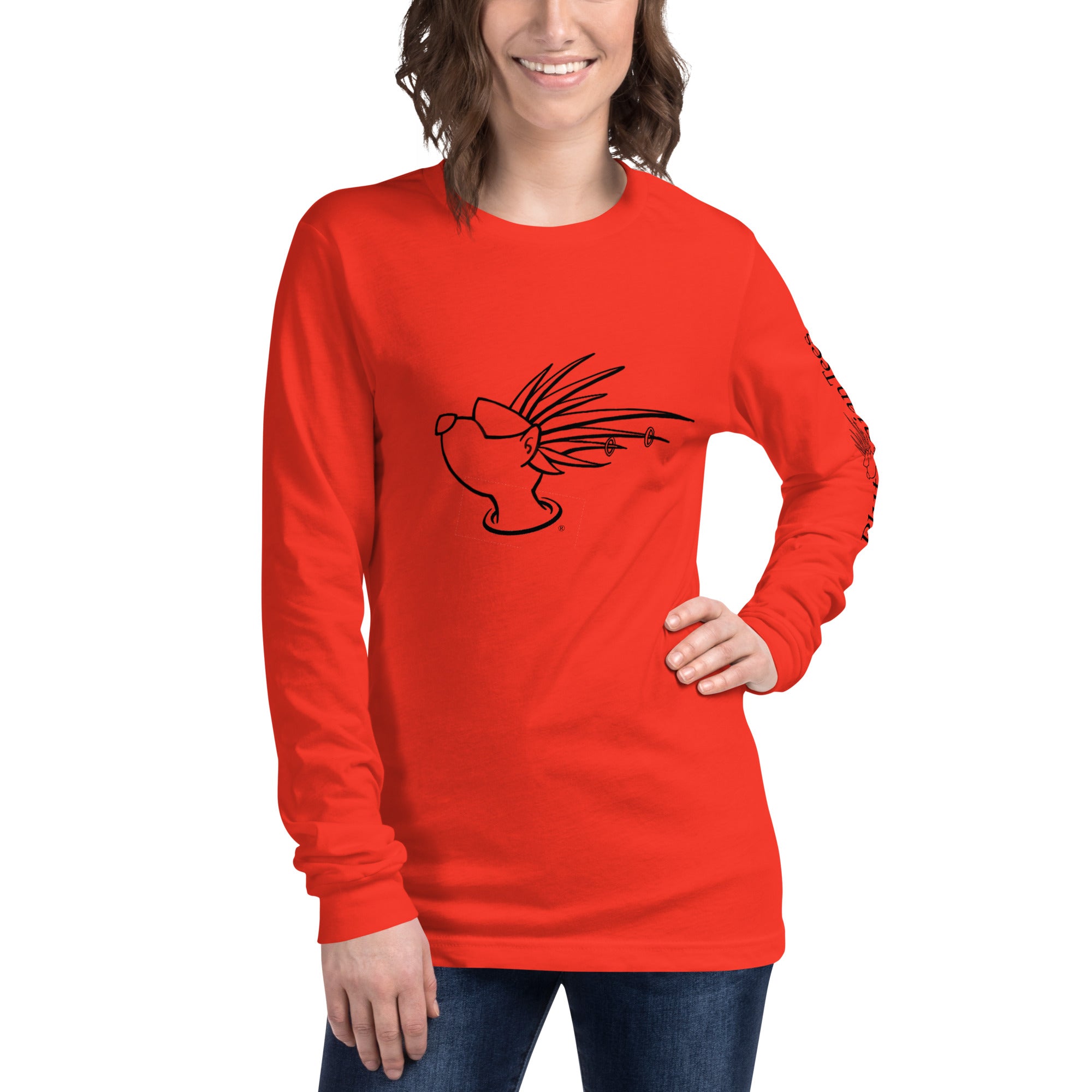 Logo Head Unisex Long Sleeve Tee
