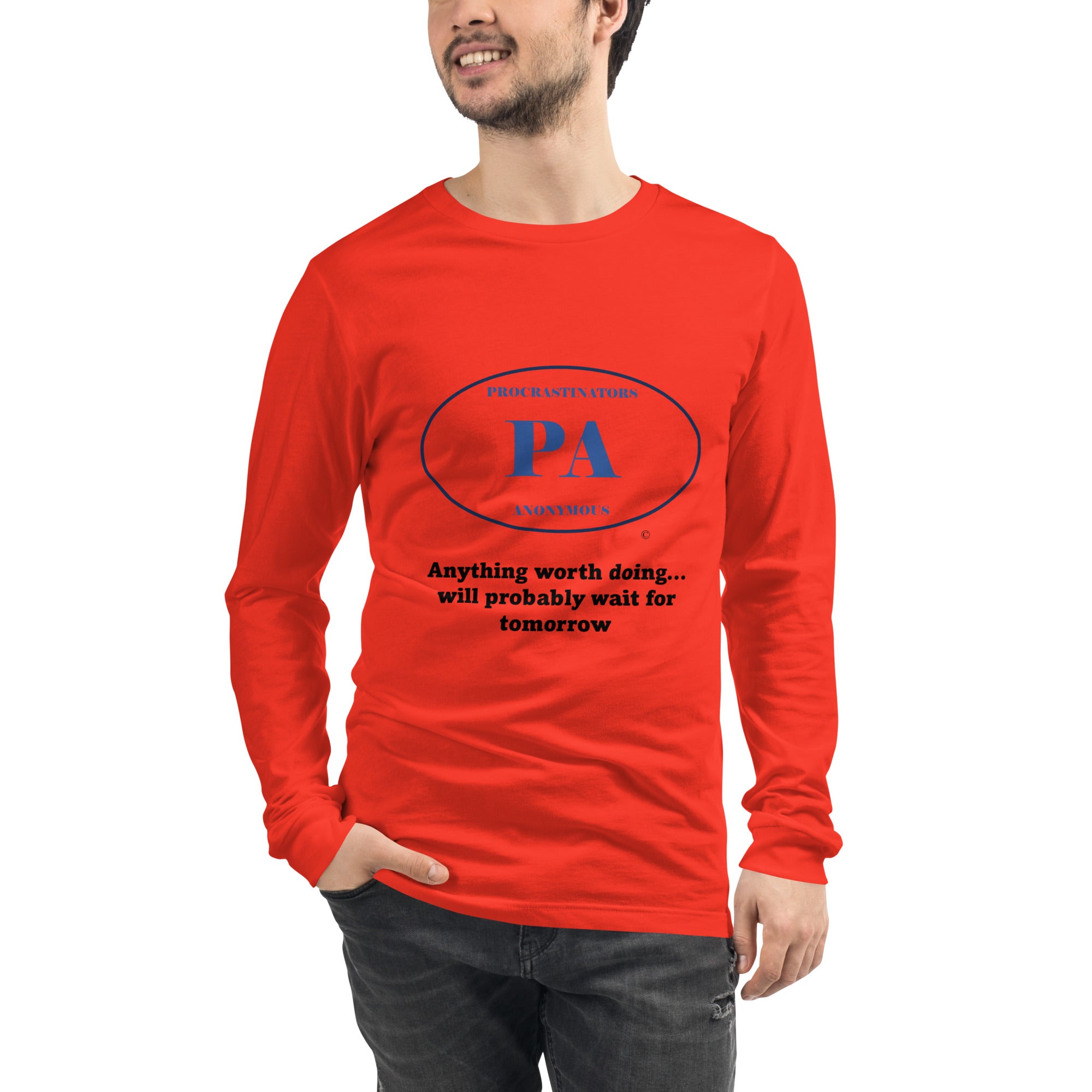 Tomorrow Unisex Long Sleeve Tee