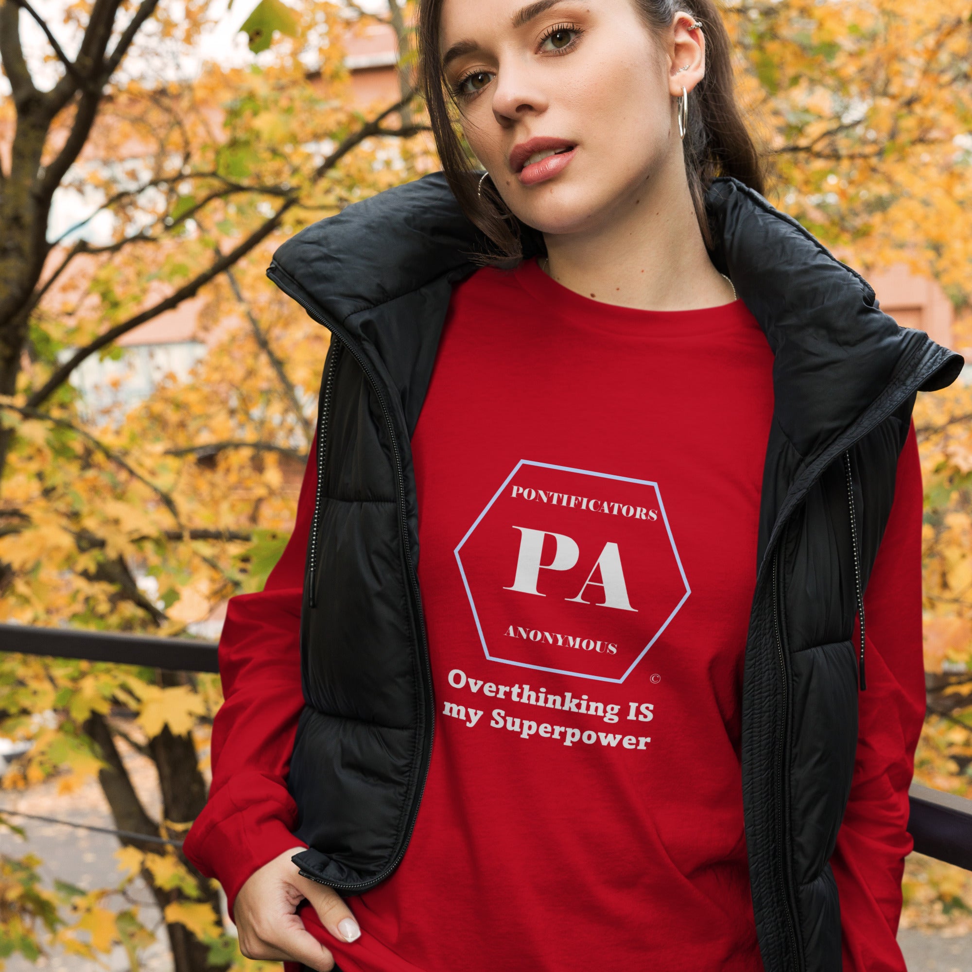 Overthinking Unisex Long Sleeve Tee