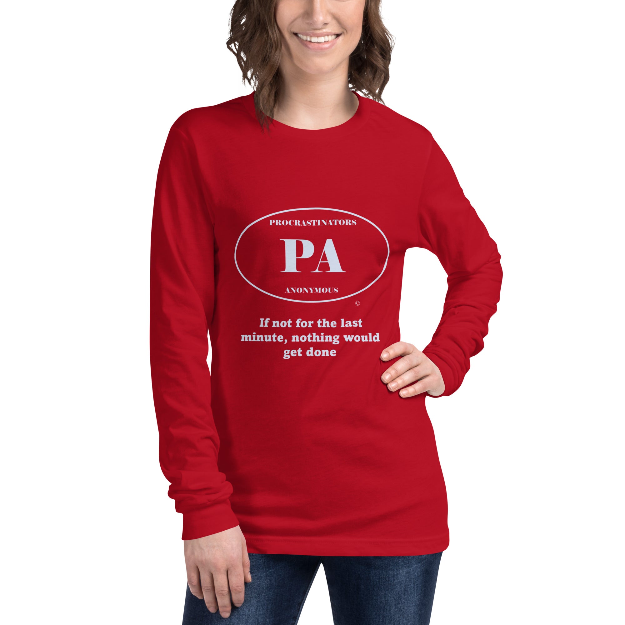 Last Minute Unisex Long Sleeve Tee