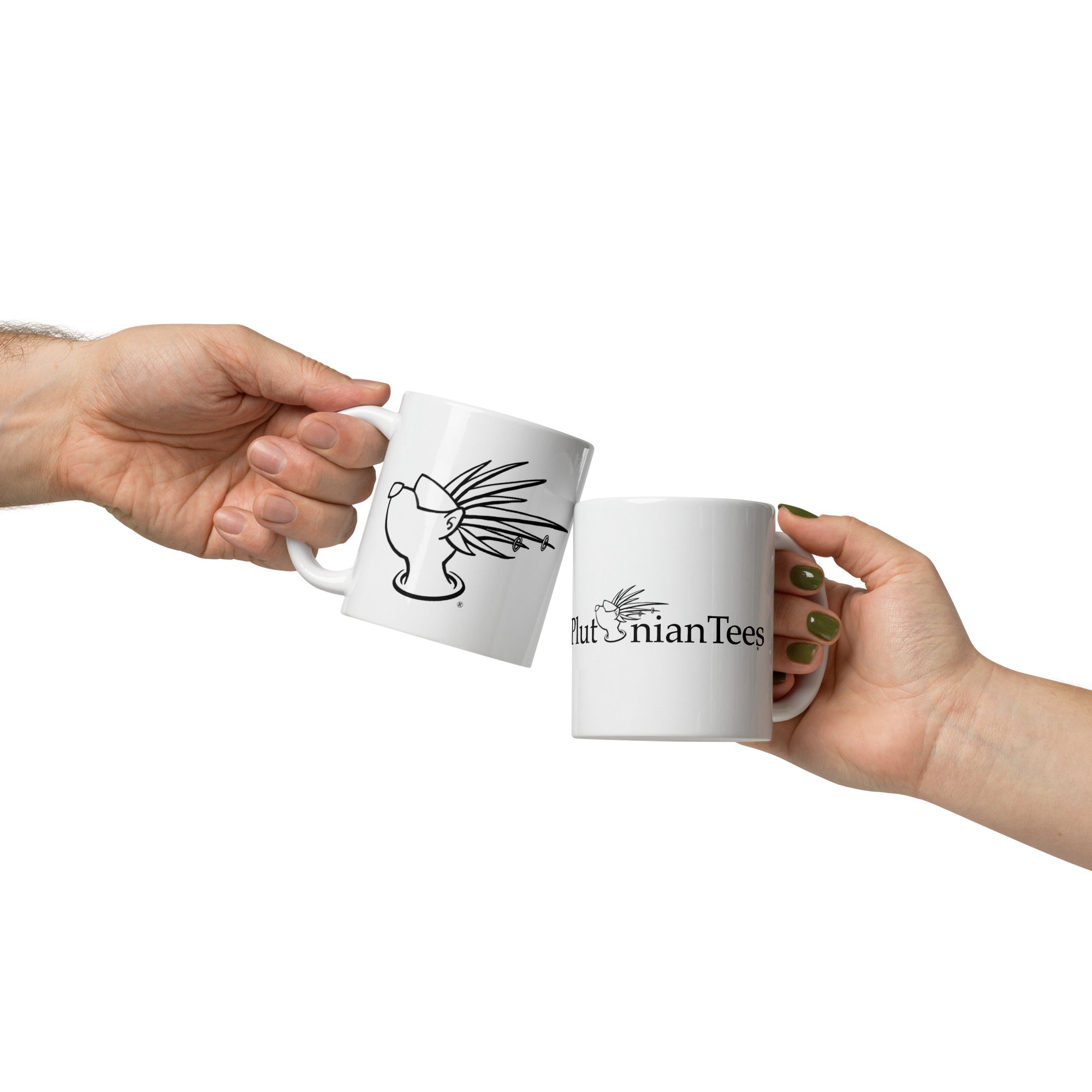 Logo White glossy mug