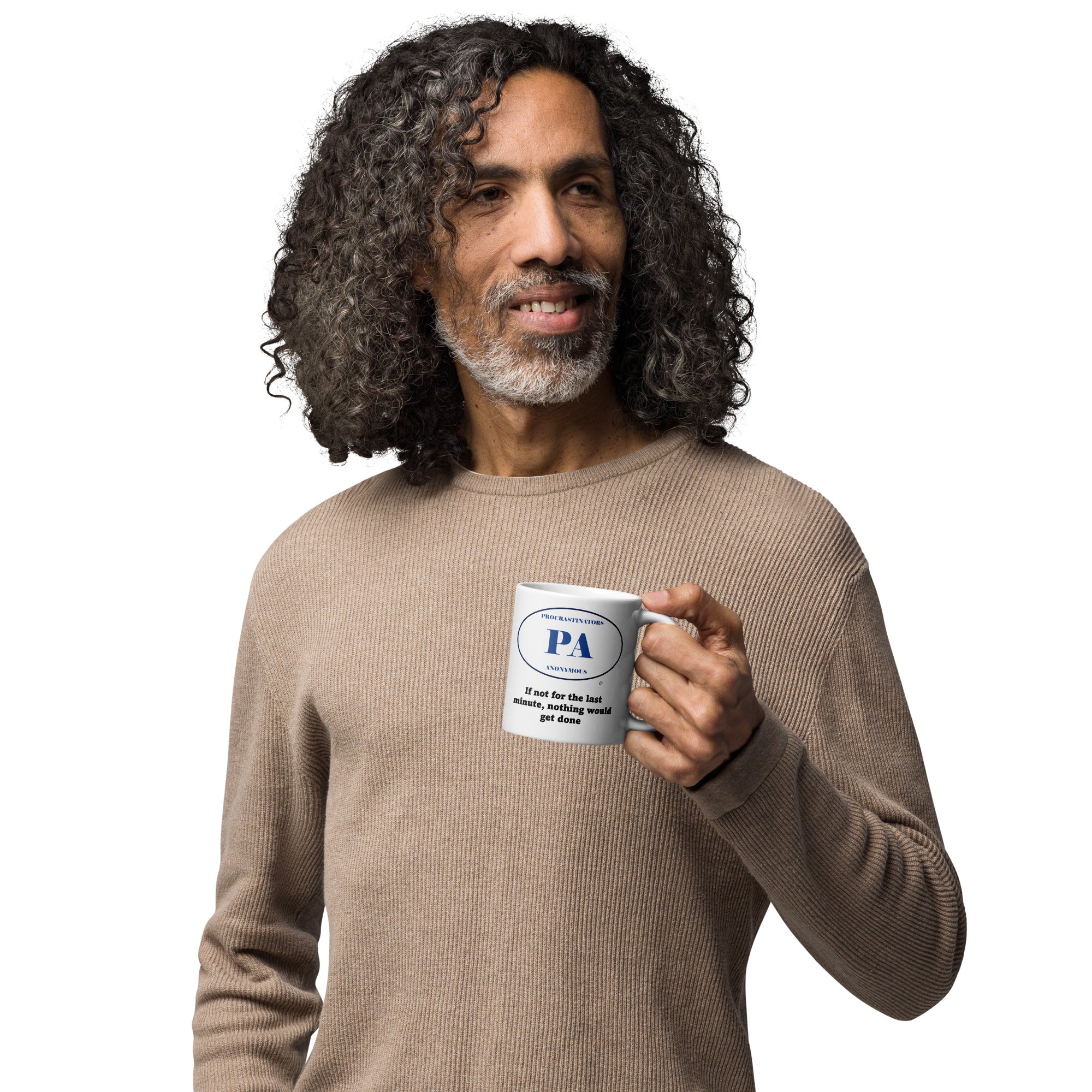 Last Minute White glossy mug