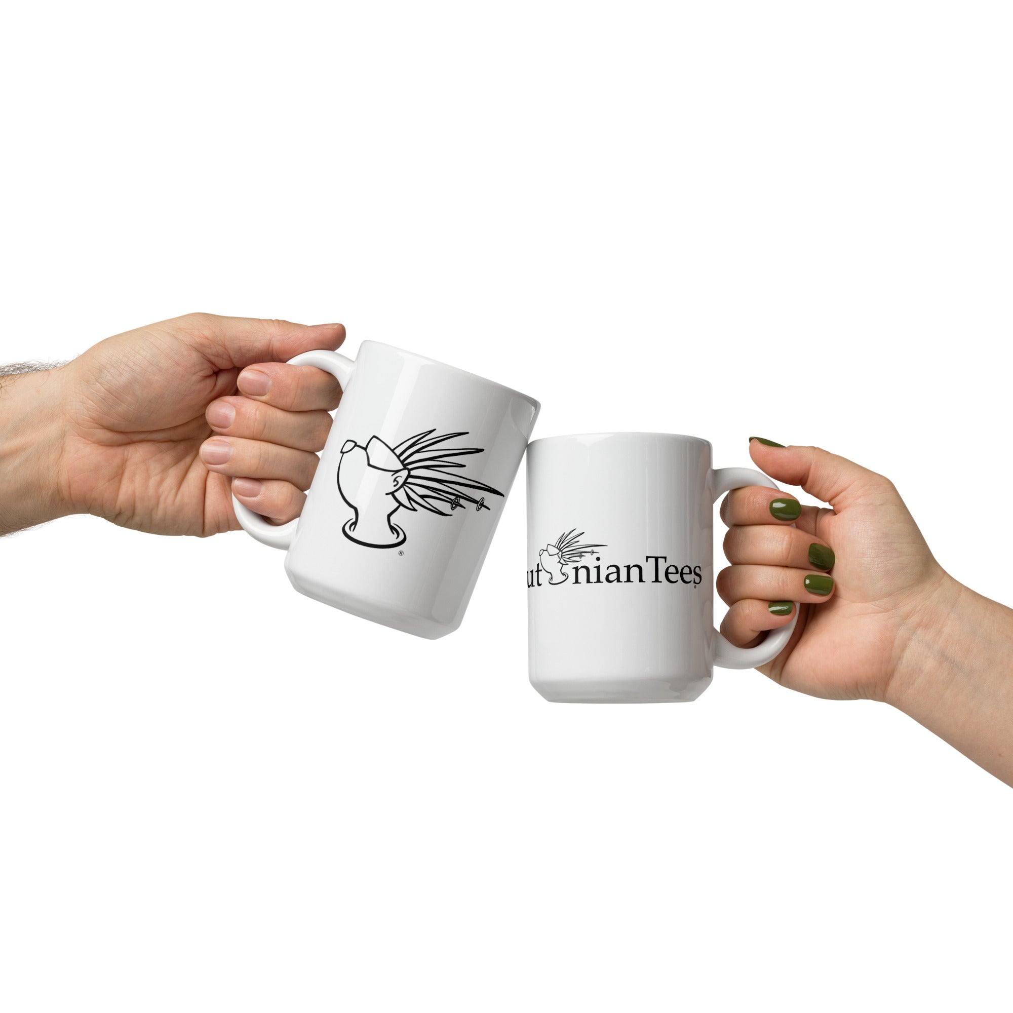 Logo White glossy mug