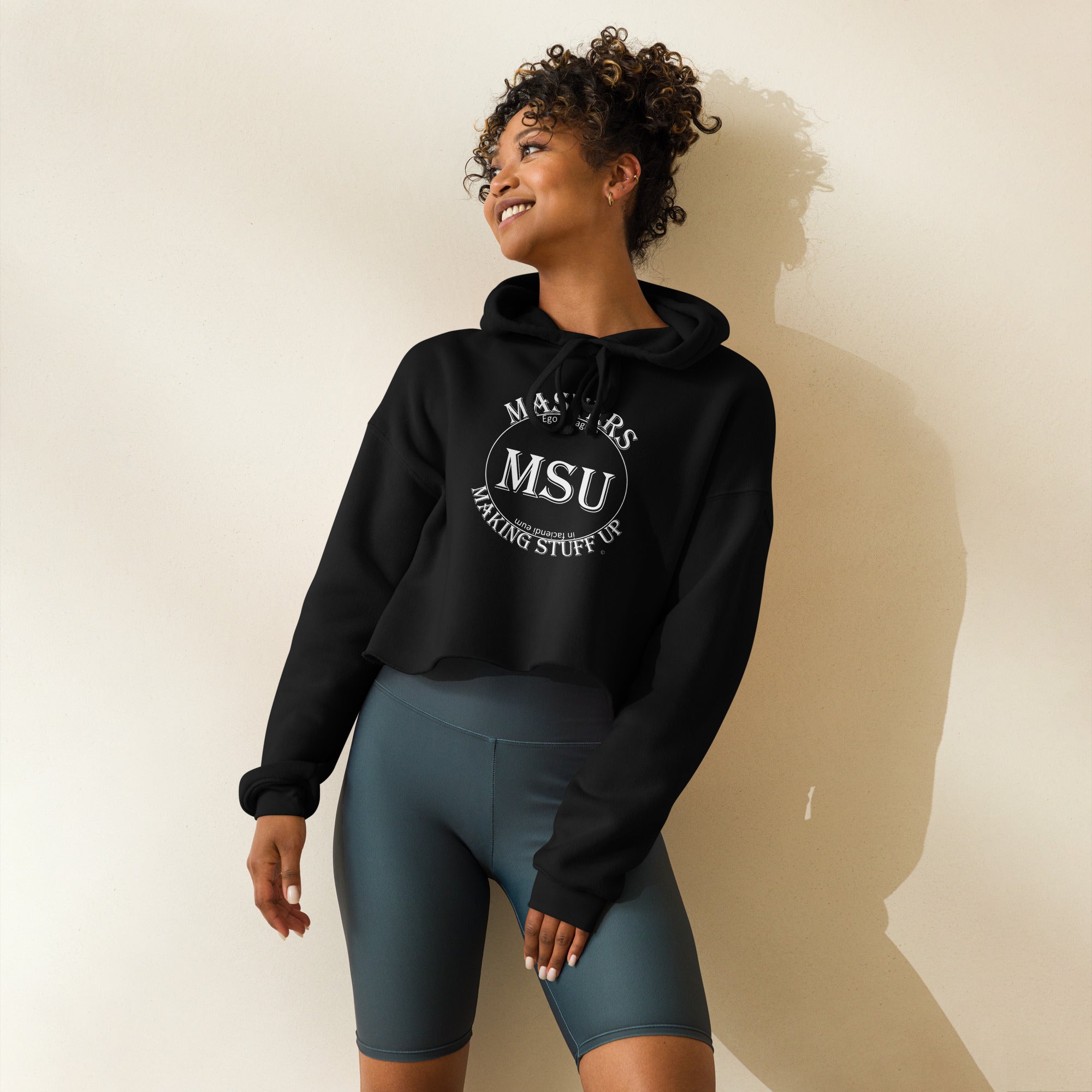 MSU Masters Crop Hoodie