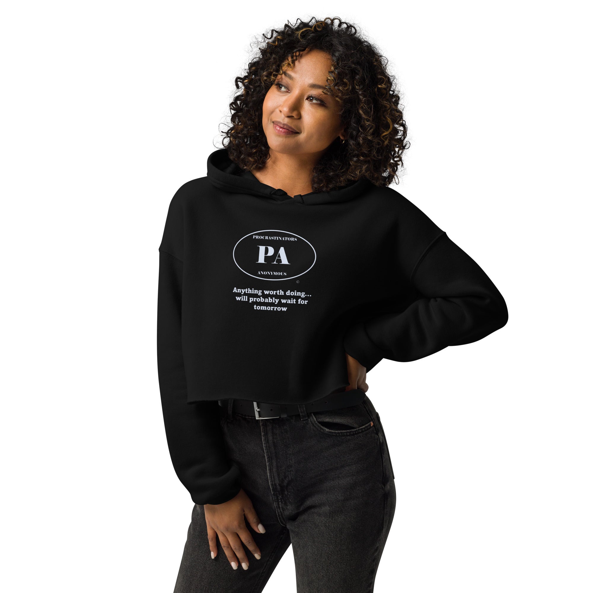 Tomorrow Crop Hoodie