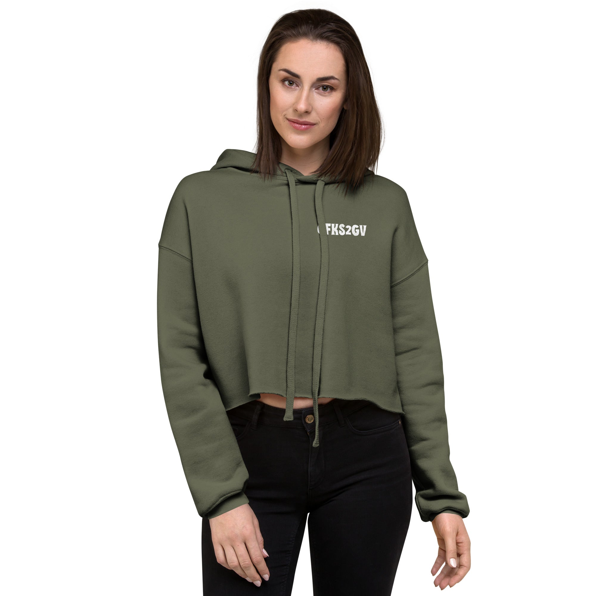 0FKS2GV Crop Hoodie