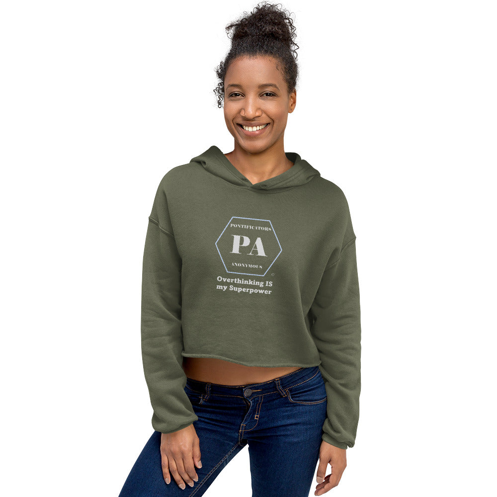 Overthinking Crop Hoodie