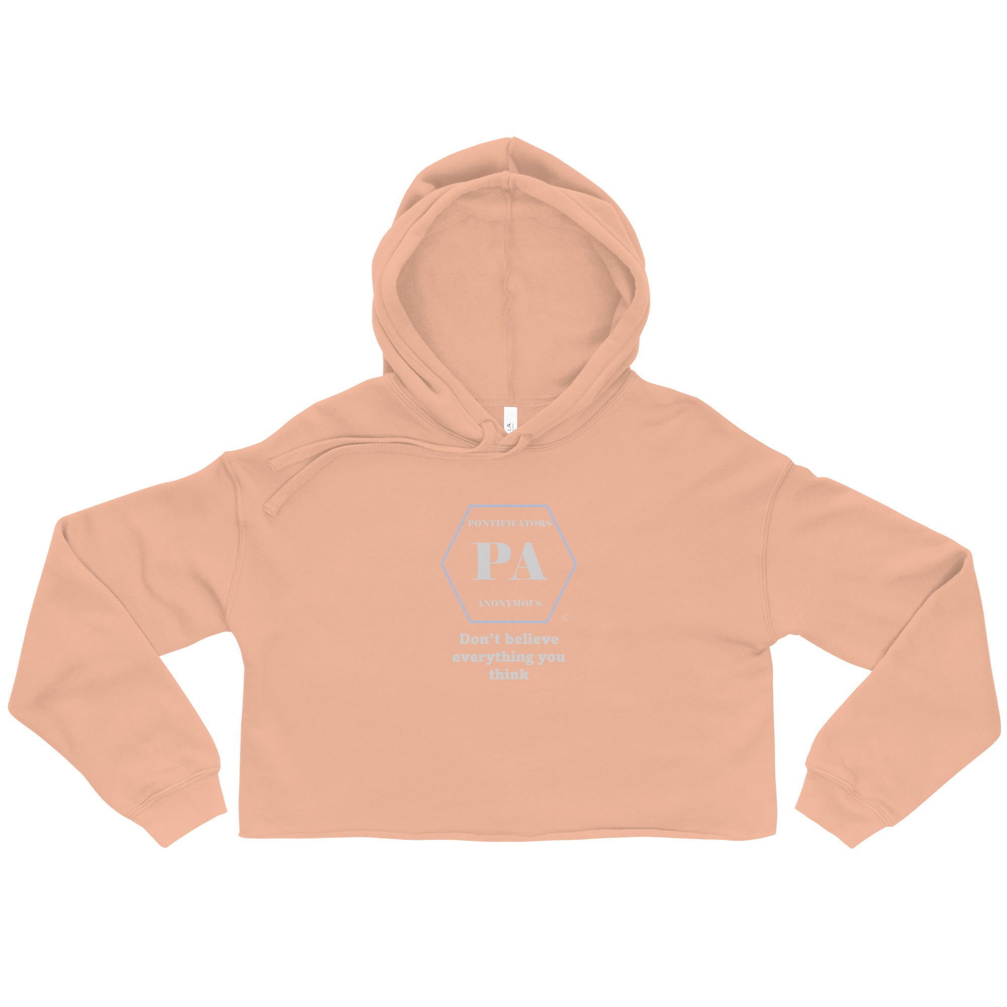 Don't believe Crop Hoodie